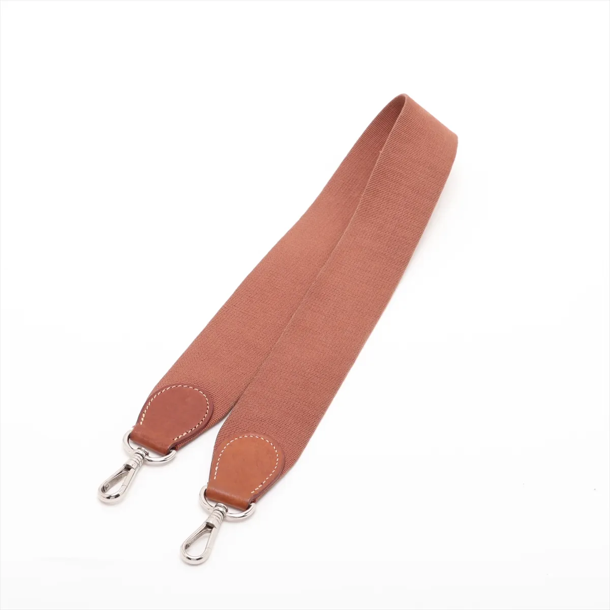 Evelyne 1 33 GM Toile H x Leather Beige x Brown Silver Hardware E:2001 — view 5