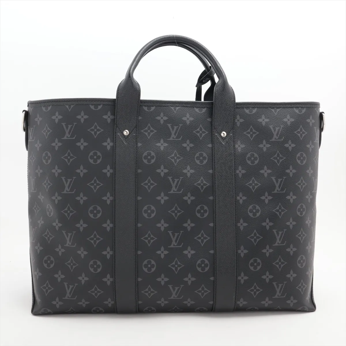 Monogram Eclipse Weekend Tote NM M30937 Black RFID response — view 2