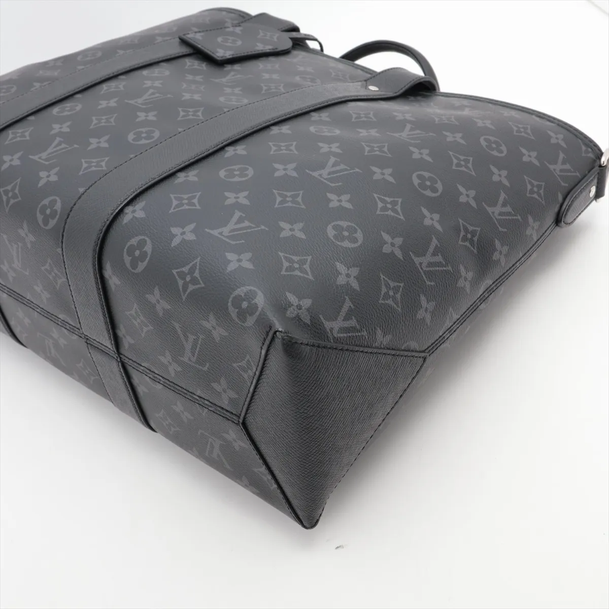 Monogram Eclipse Weekend Tote NM M30937 Black RFID response — view 3