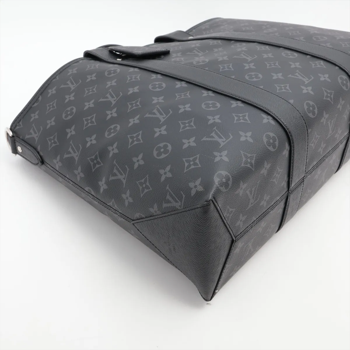 Monogram Eclipse Weekend Tote NM M30937 Black RFID response — view 4