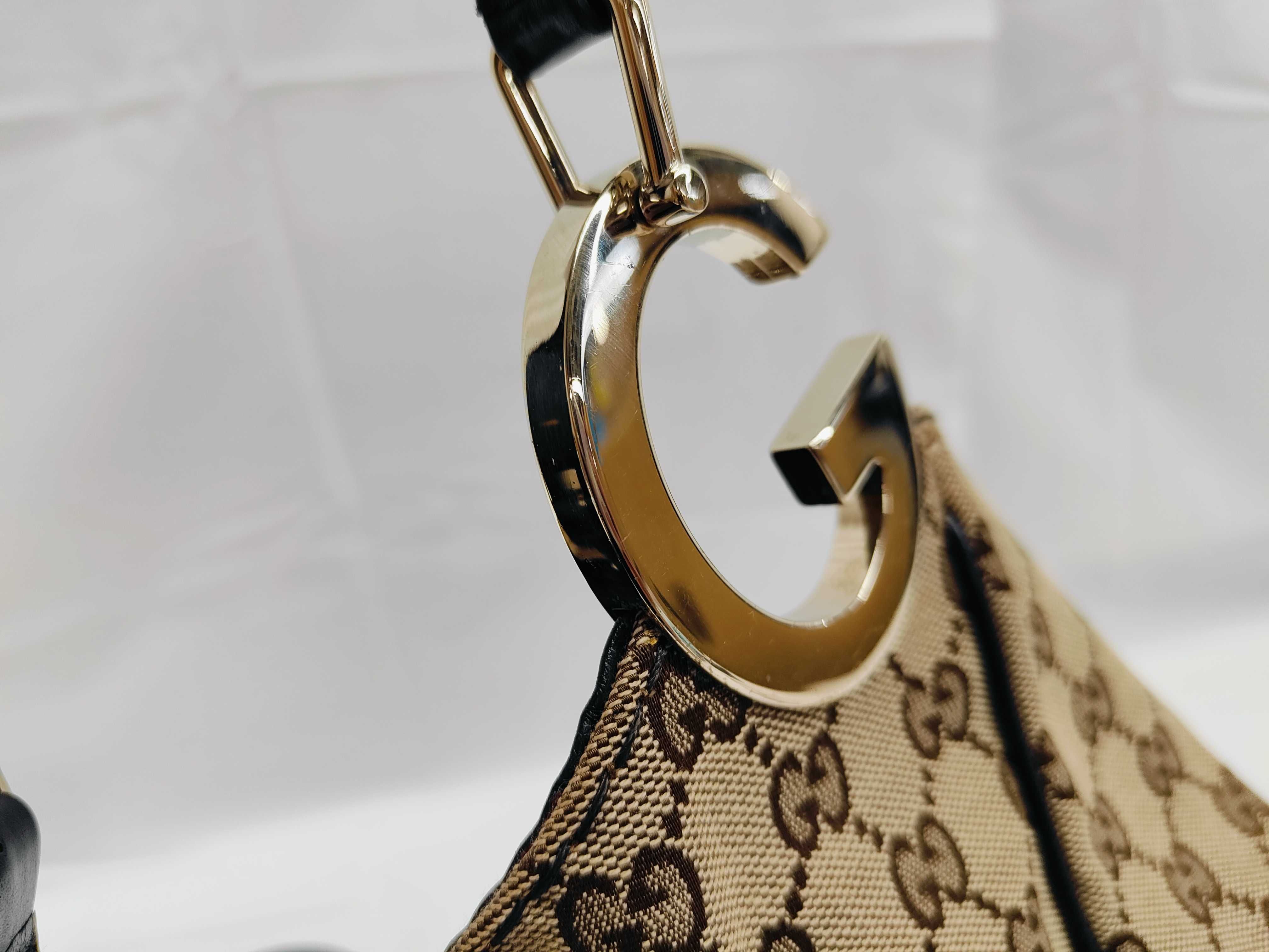 Jacquard GG Logo Shoulder Bag 203504 Handbag — view 4
