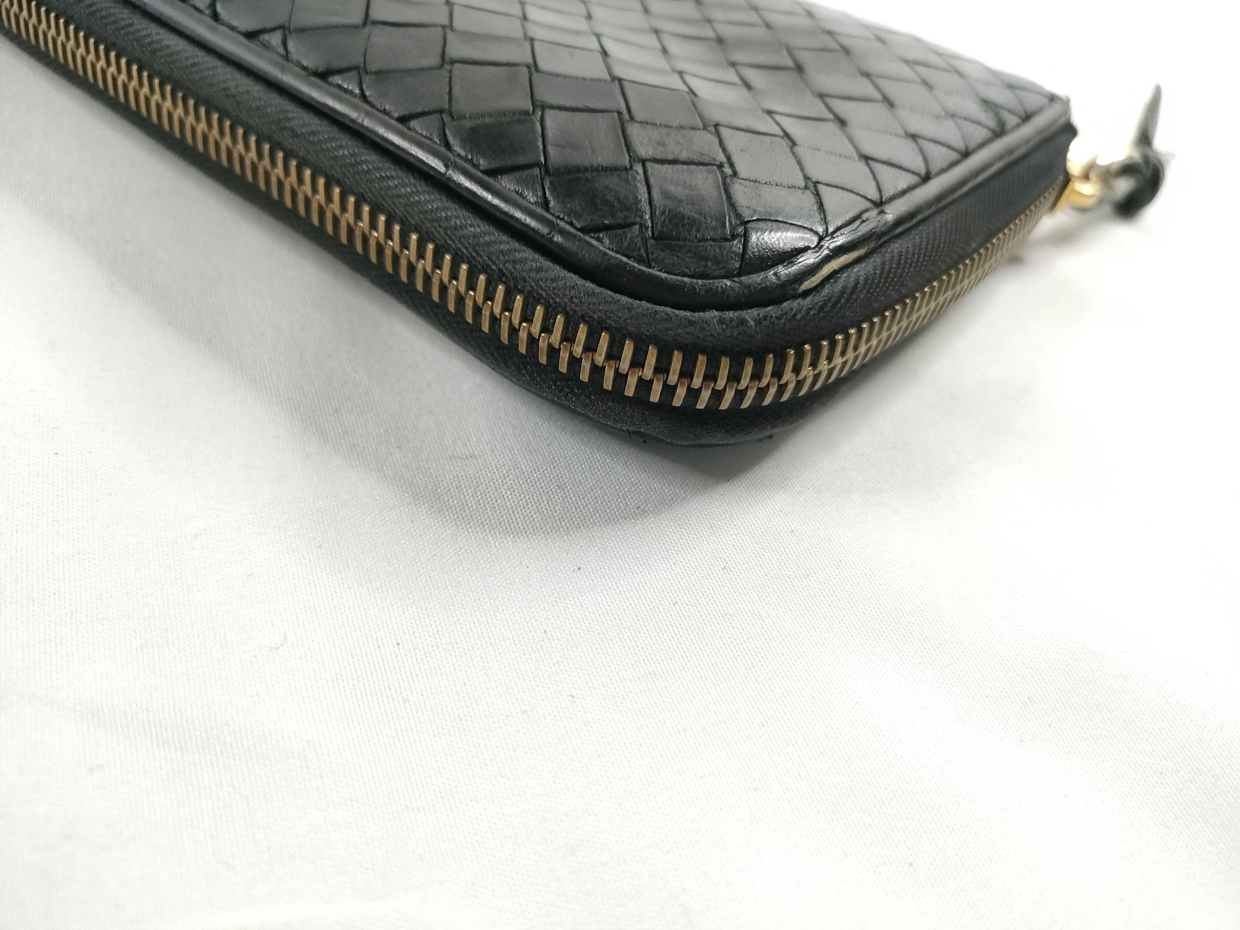 Intrecciato Bottega Intrecciato Zipper Long Wallet — view 4
