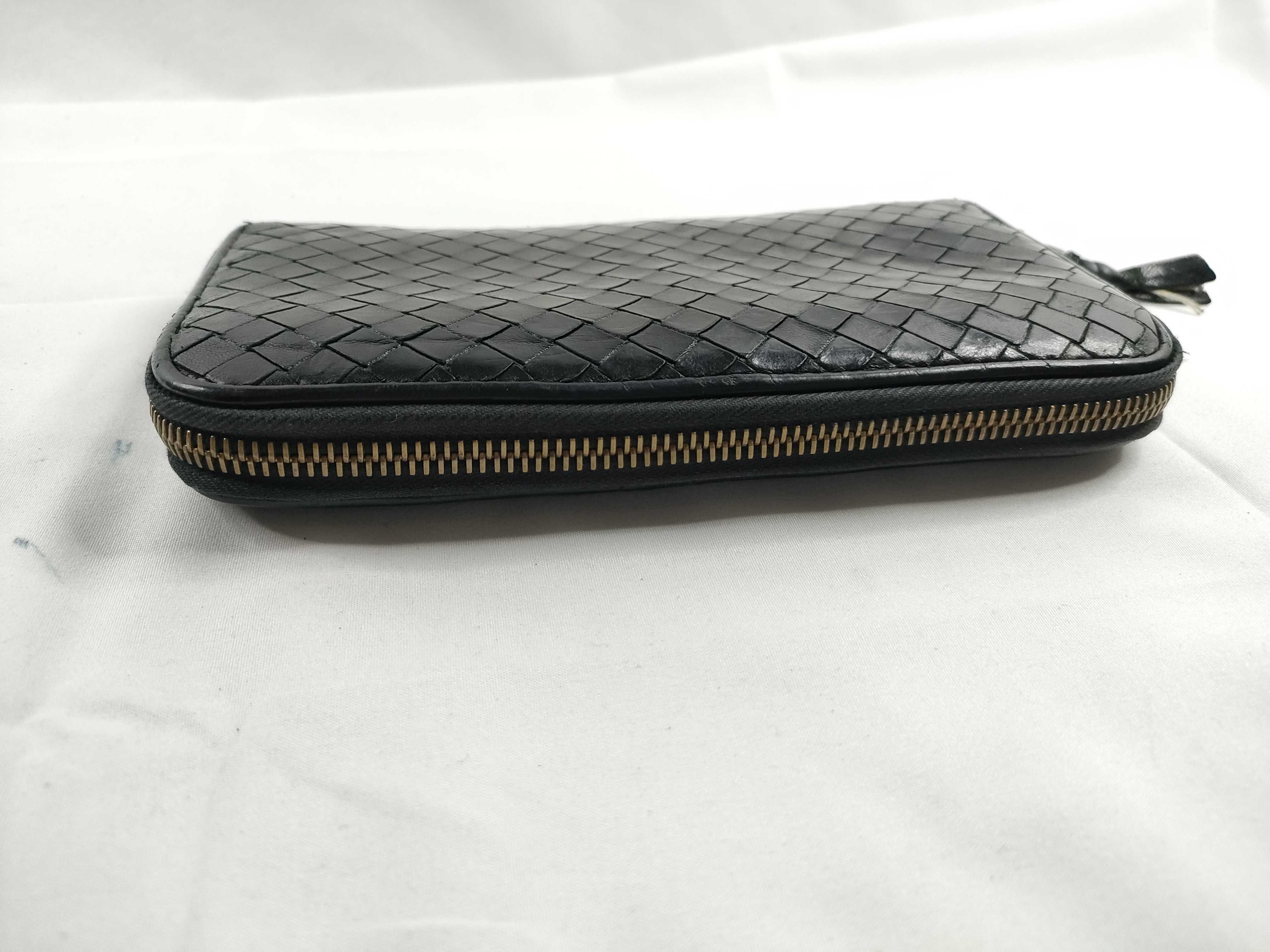 Intrecciato Bottega Intrecciato Zipper Long Wallet — view 6
