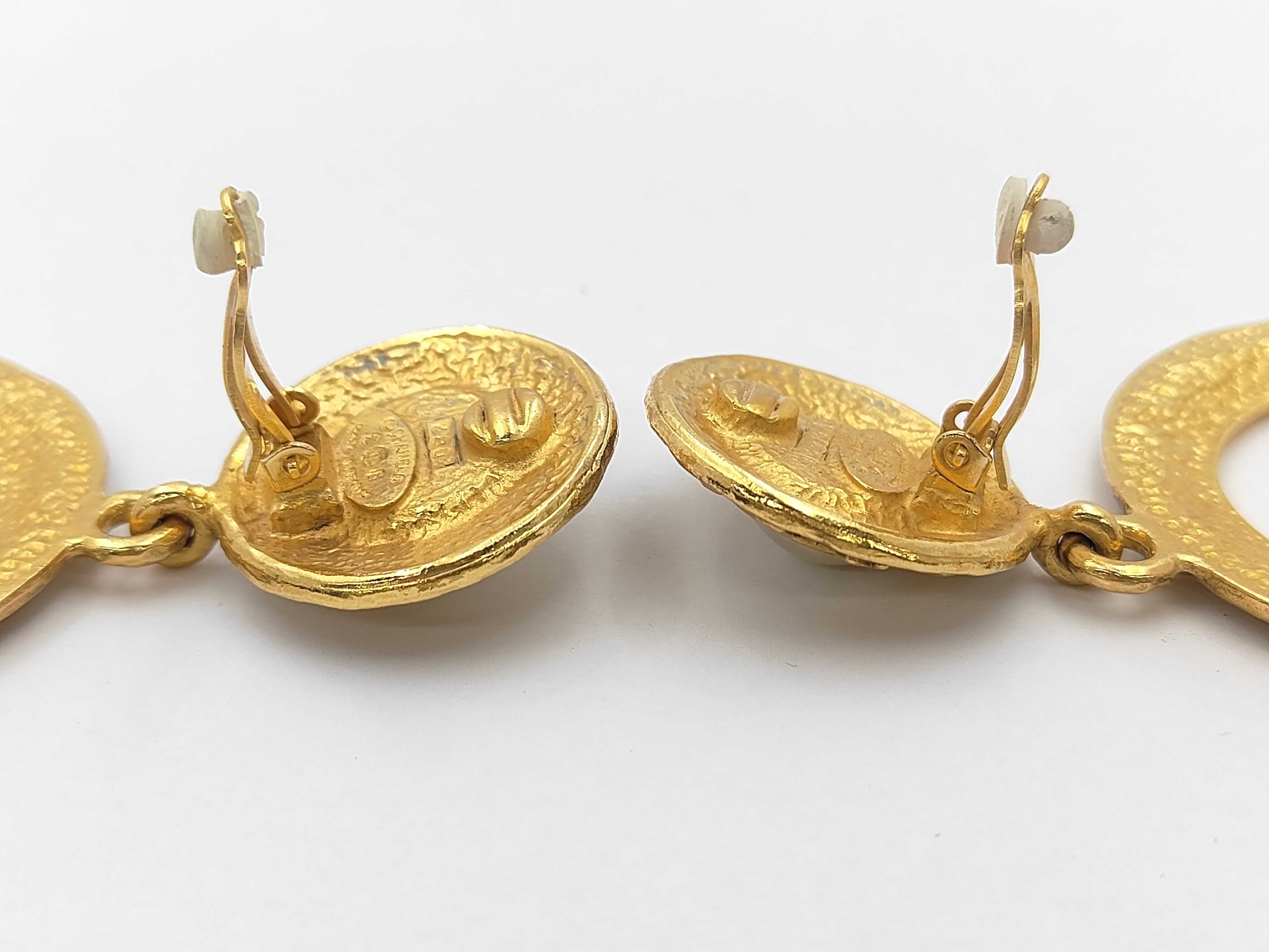 Faux Pearl Earrings — view 3