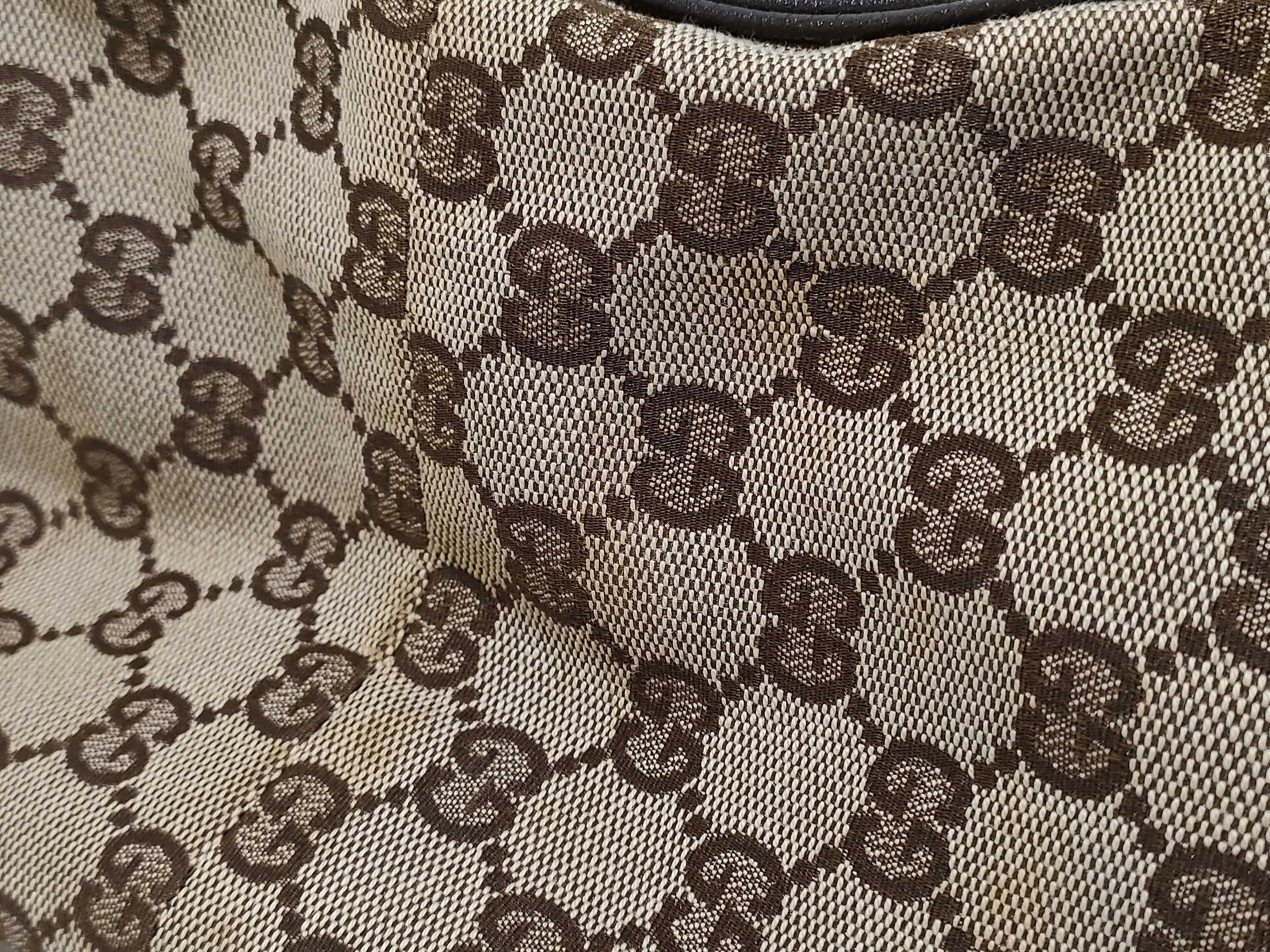 GG Canvas Semi-Shoulder Bag with Hardware — view 15