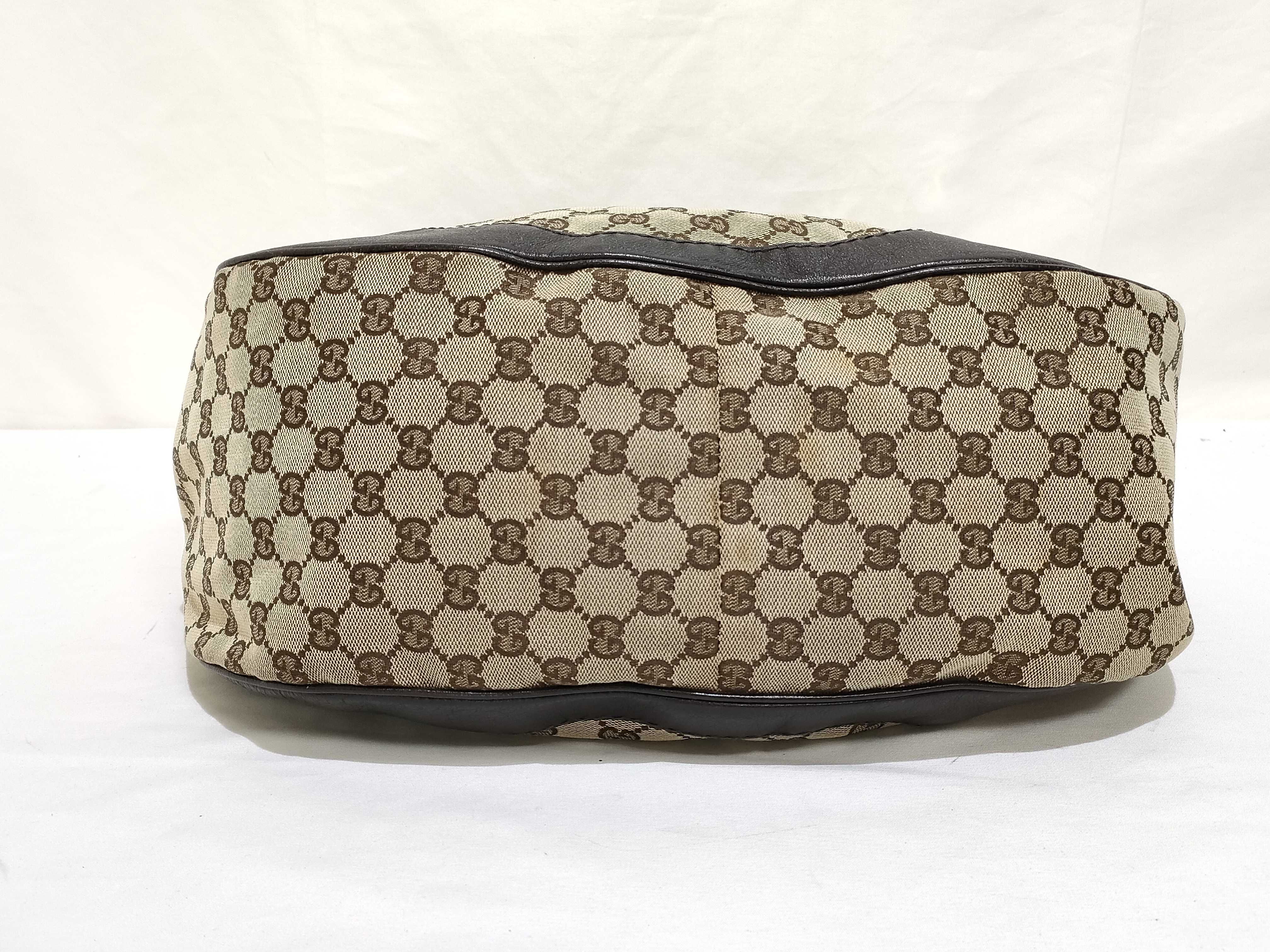GG Canvas Semi-Shoulder Bag with Hardware — view 7