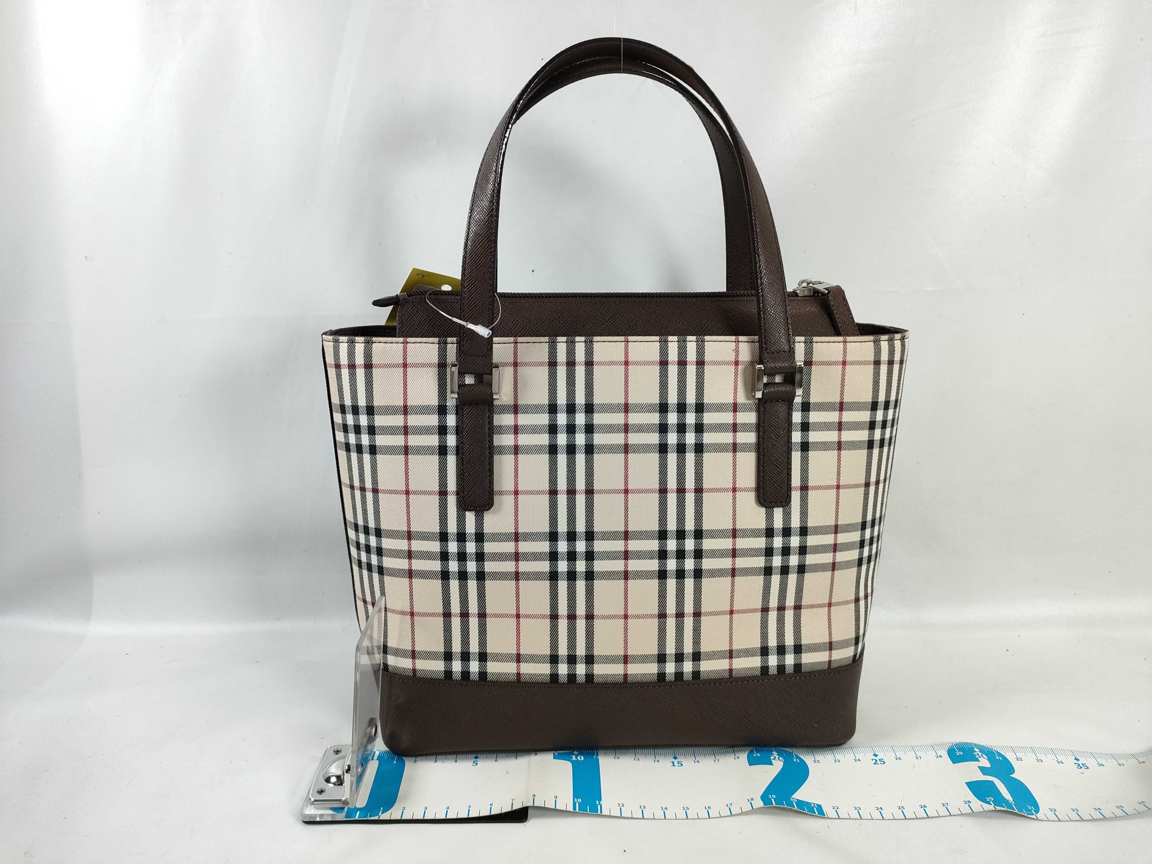 Nova Check Tote Bag Handbag — view 2