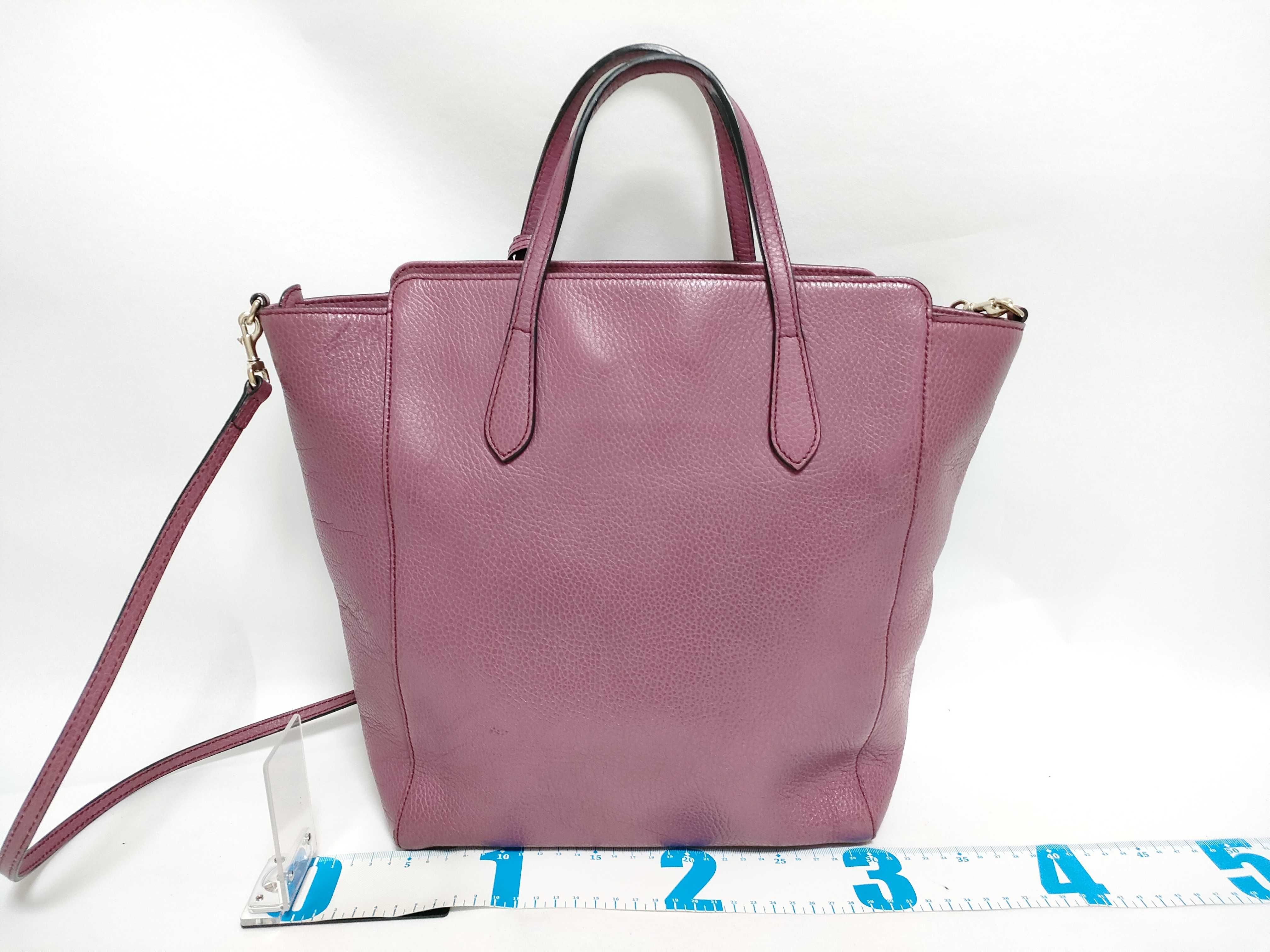 368824 Leather 2-Way Tote Bag — view 2
