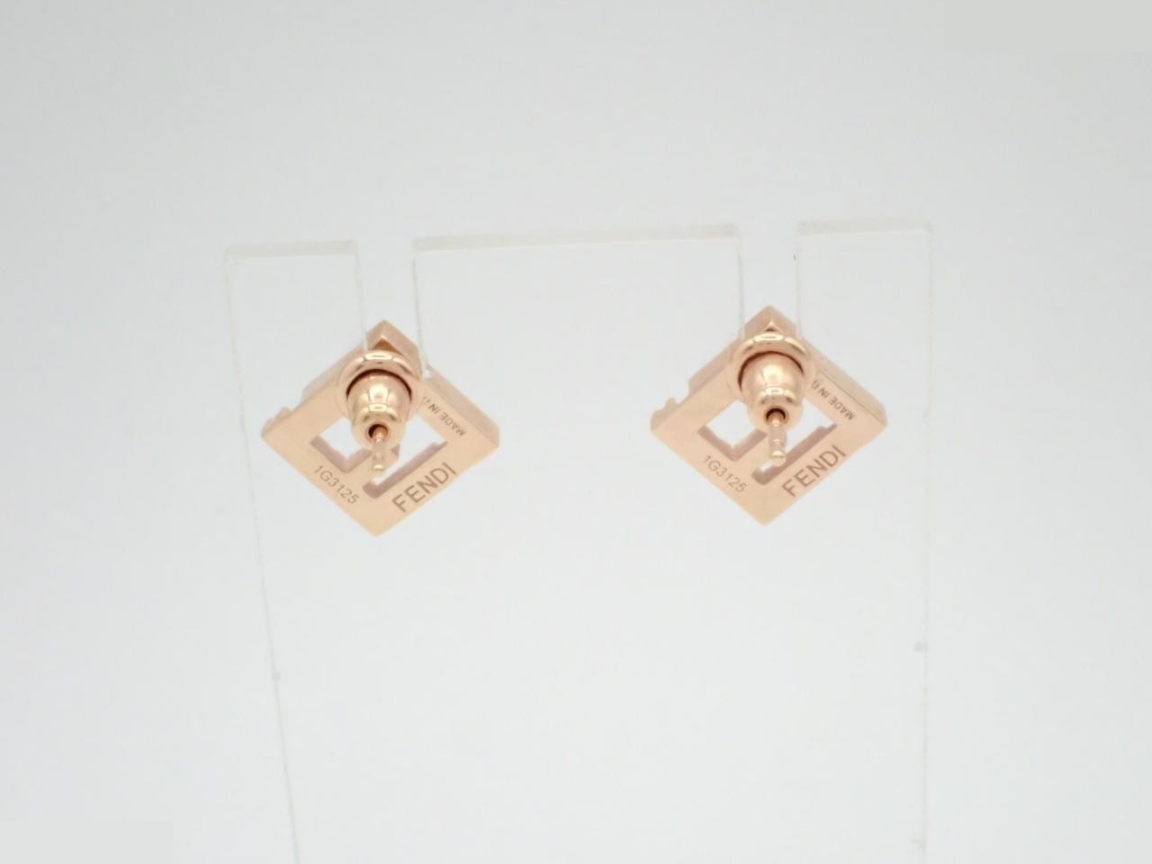 Gold-colored earrings, item number 1G3125. — view 2
