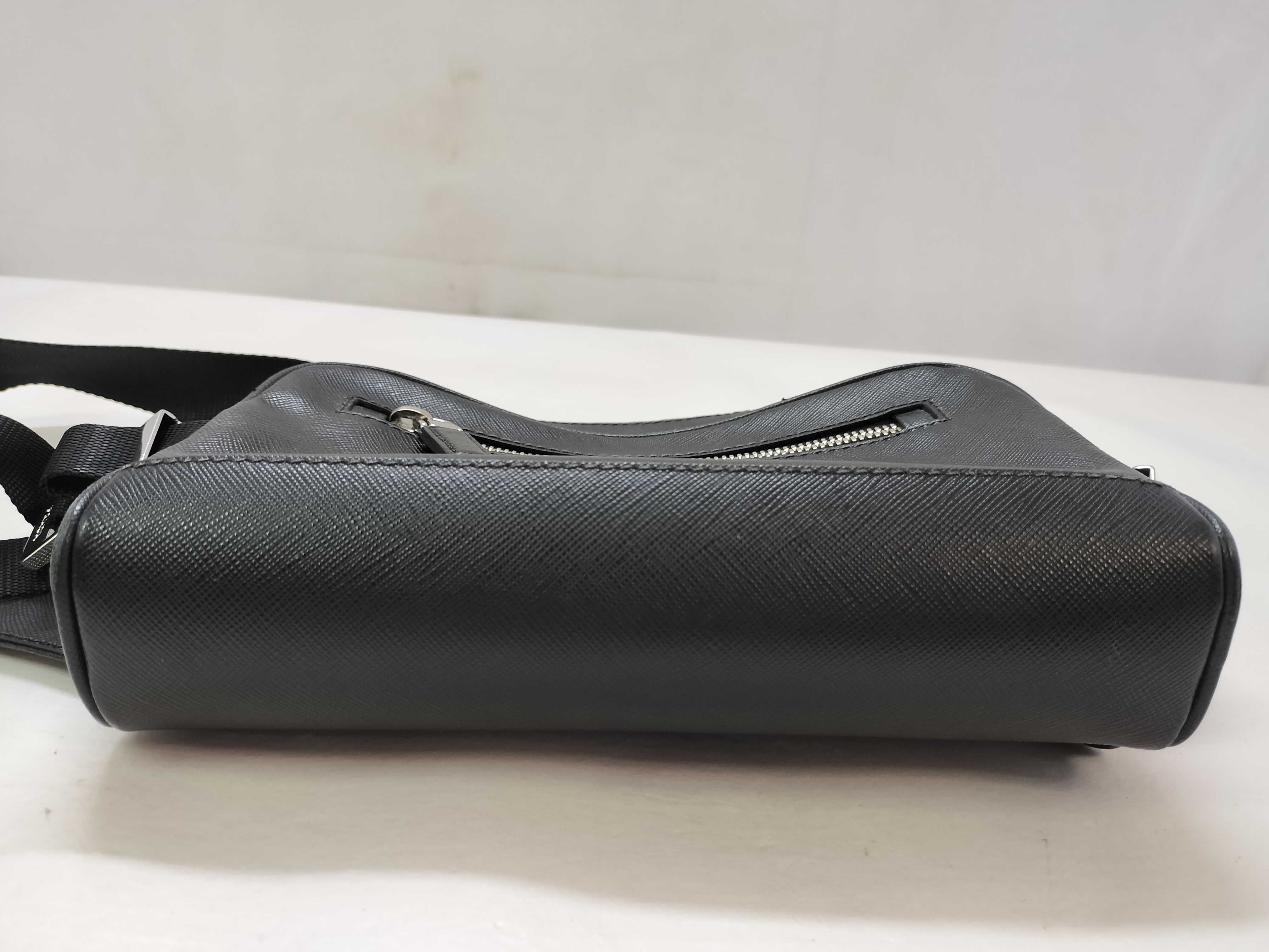 Saffiano Travel Body Bag, Black, 2VL012, Shoulder Bag — view 15