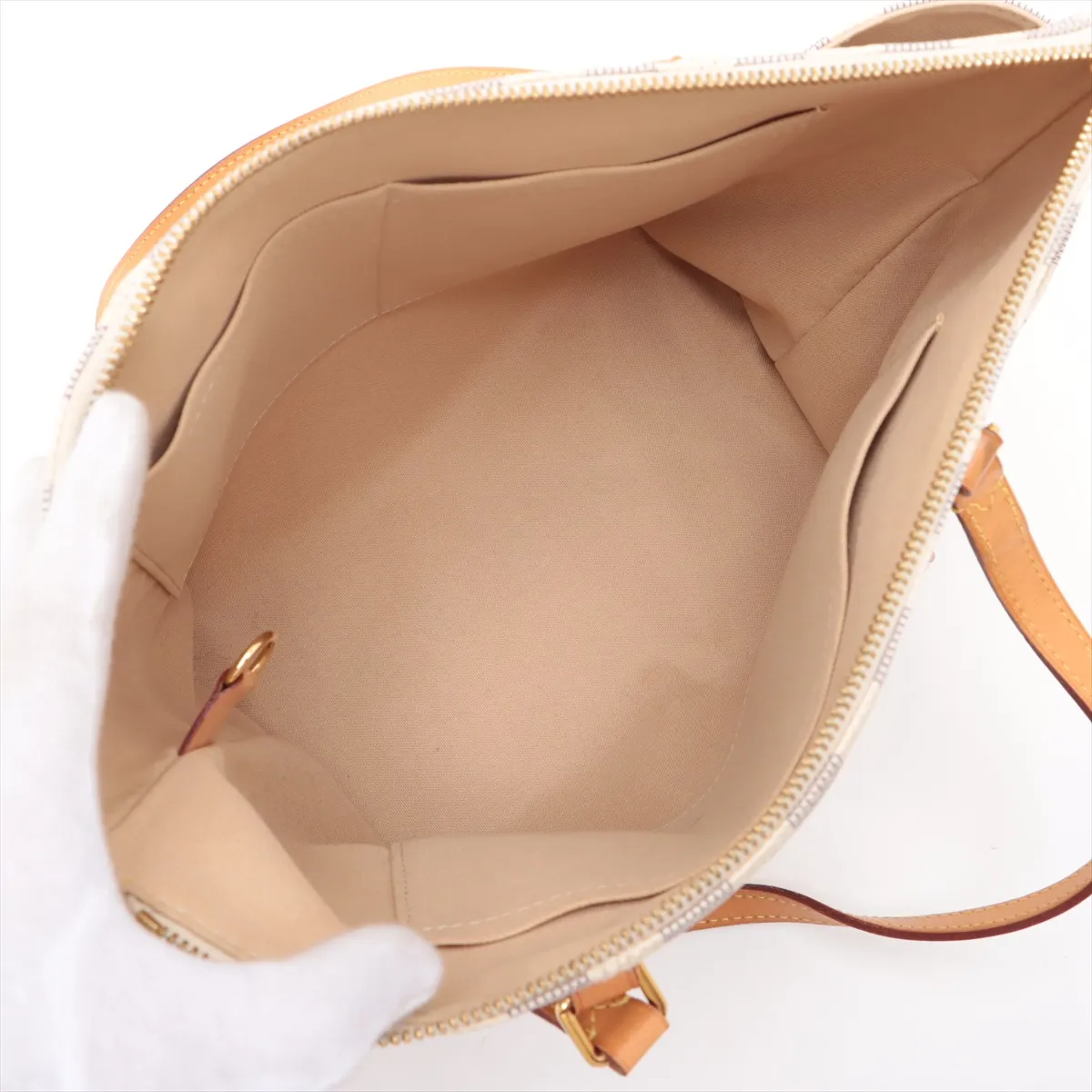 Damier Azur Totally PM N51261 MB0136 White — view 7