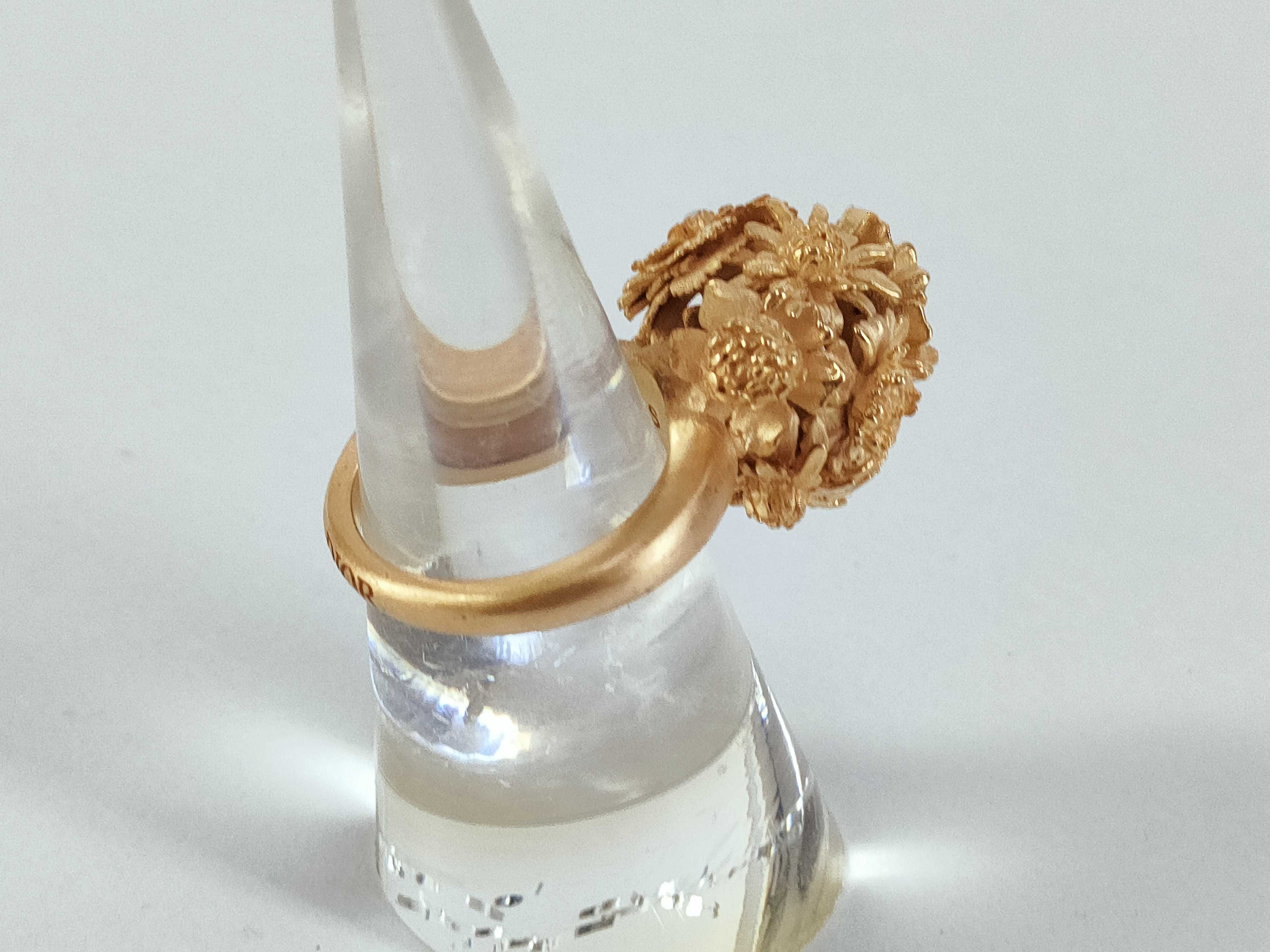 Flower Pearl Ring, Size S — view 3