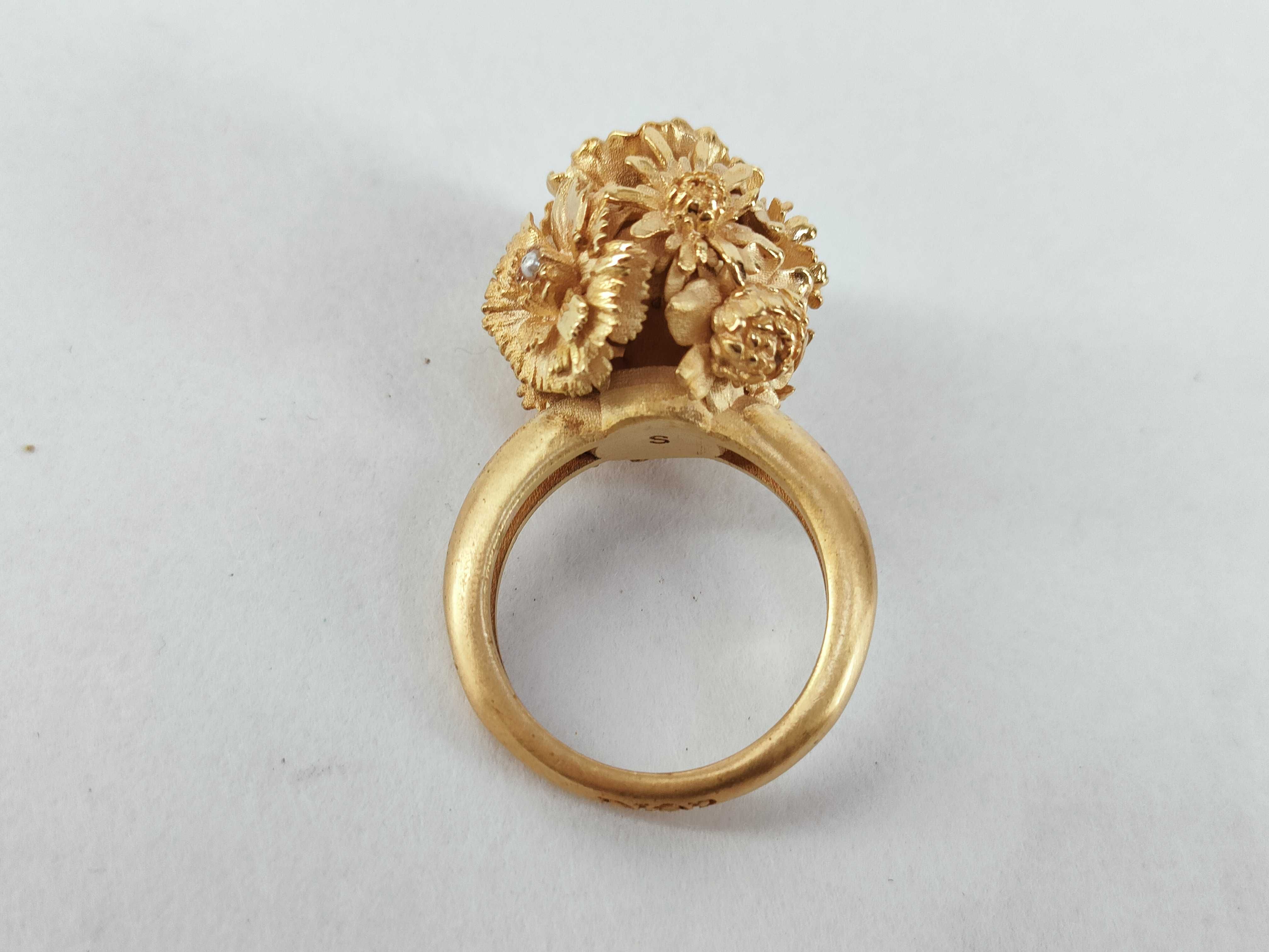 Flower Pearl Ring, Size S — view 4