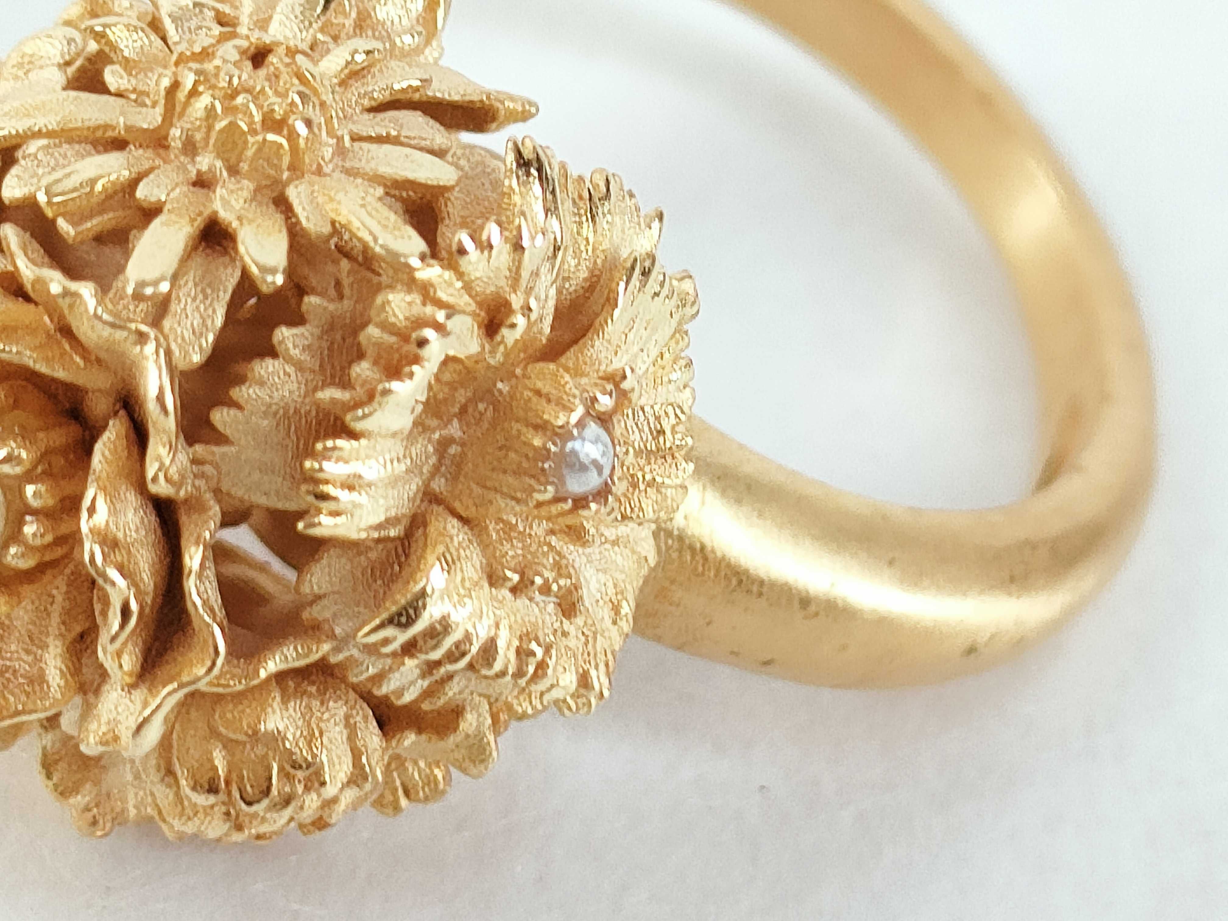 Flower Pearl Ring, Size S — view 7