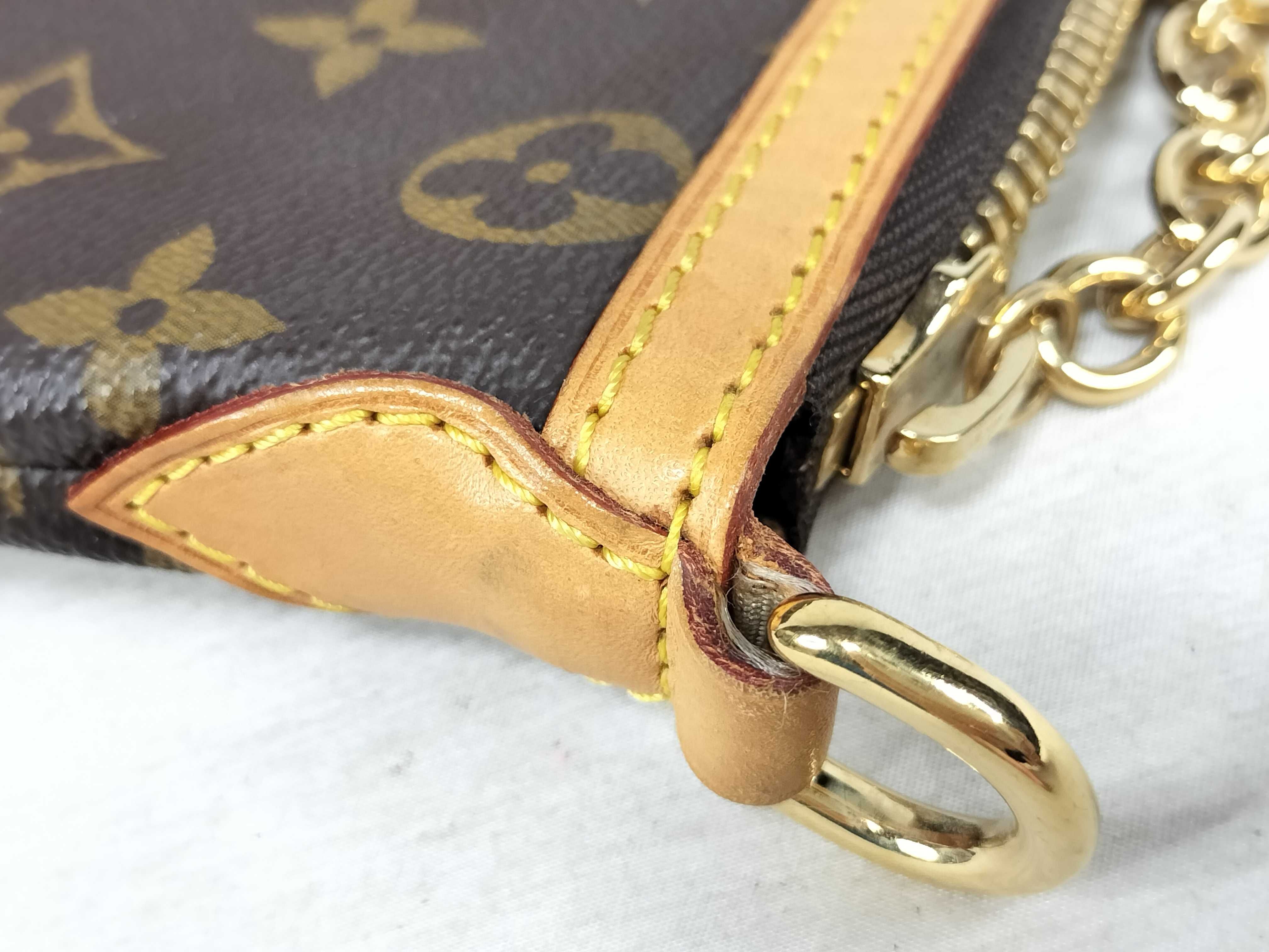 Monogram Louis Vuitton Brown Monogram M40143 Tivoli PM Handbag — view 14
