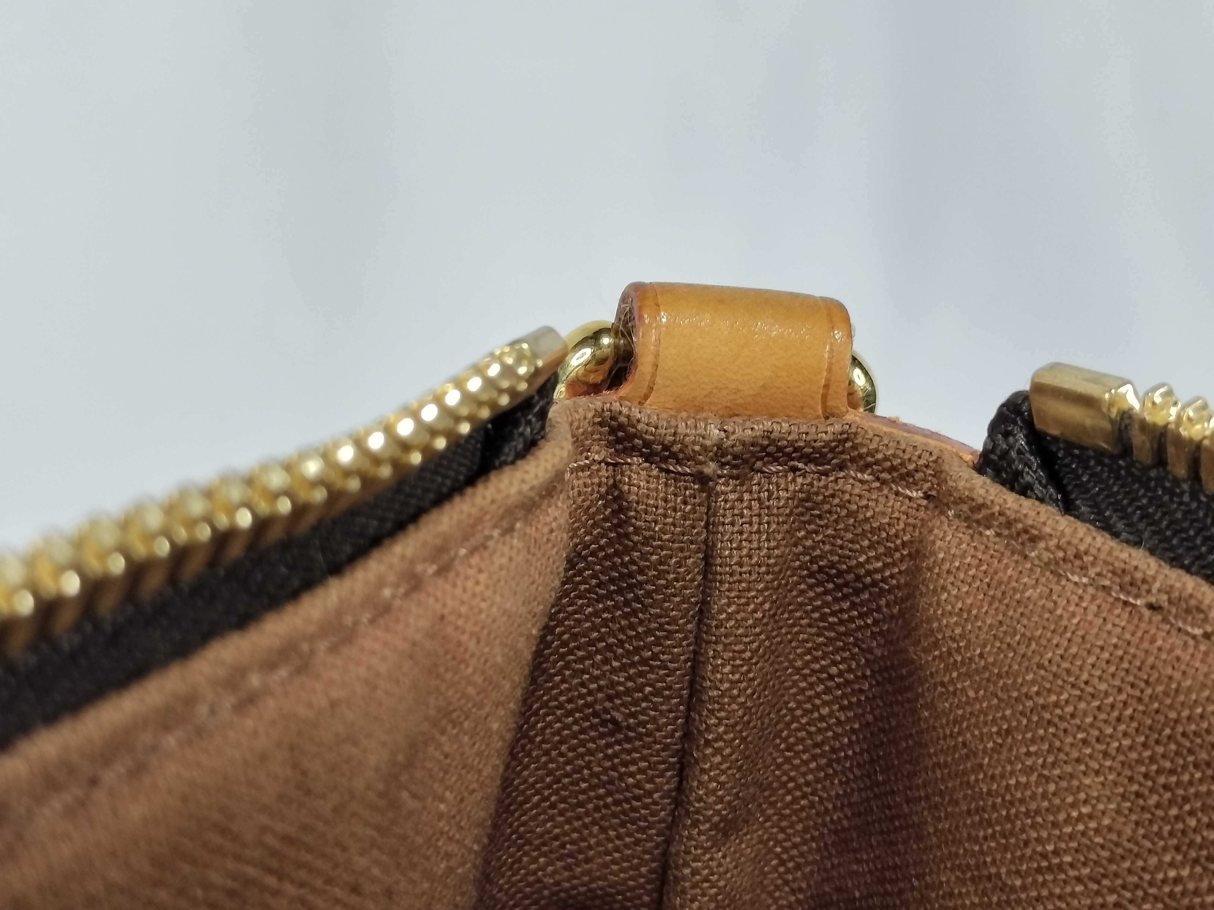 Monogram Louis Vuitton Brown Monogram M40143 Tivoli PM Handbag — view 9