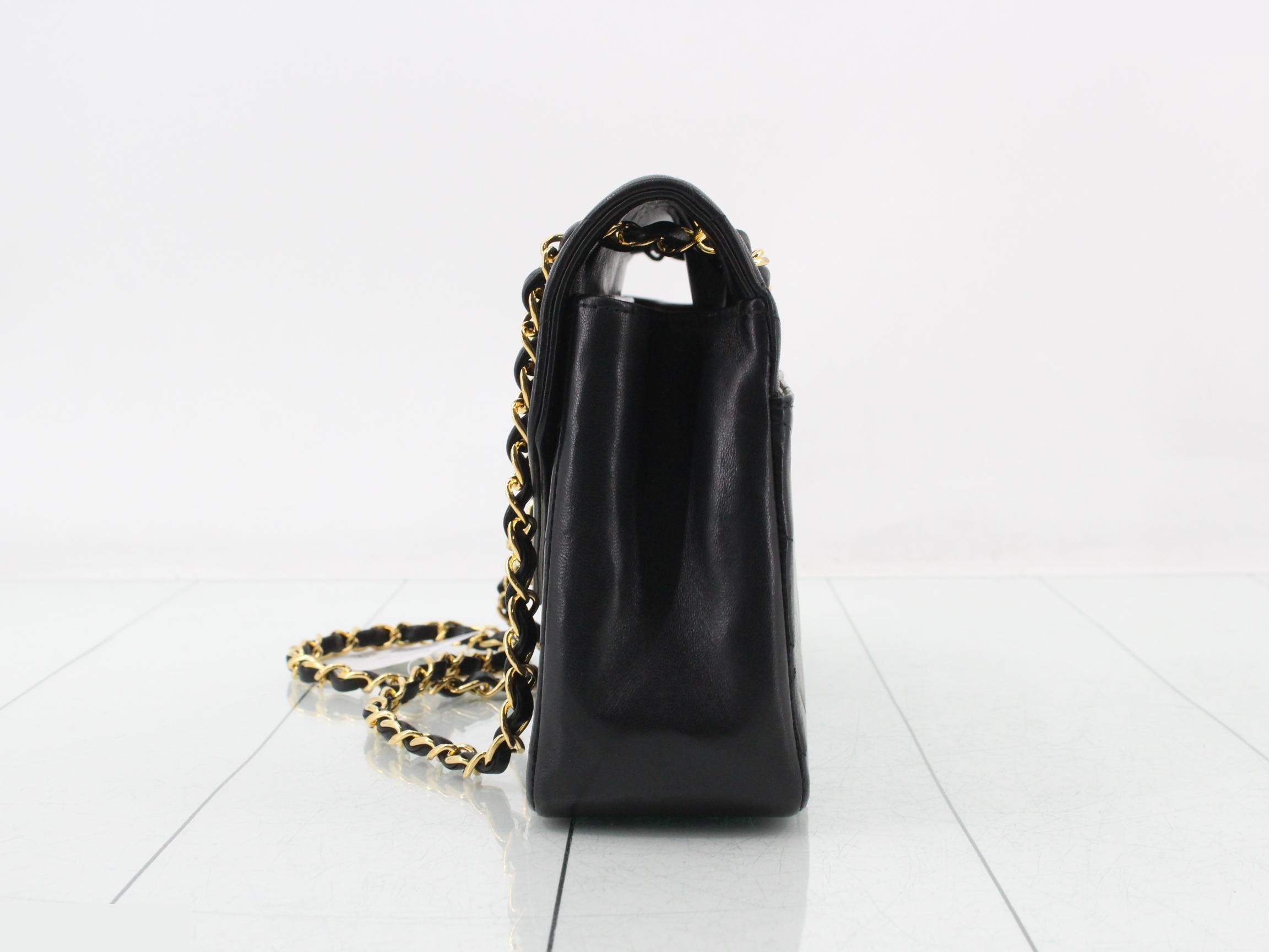 Bias Stitch Chain Shoulder Bag — view 3