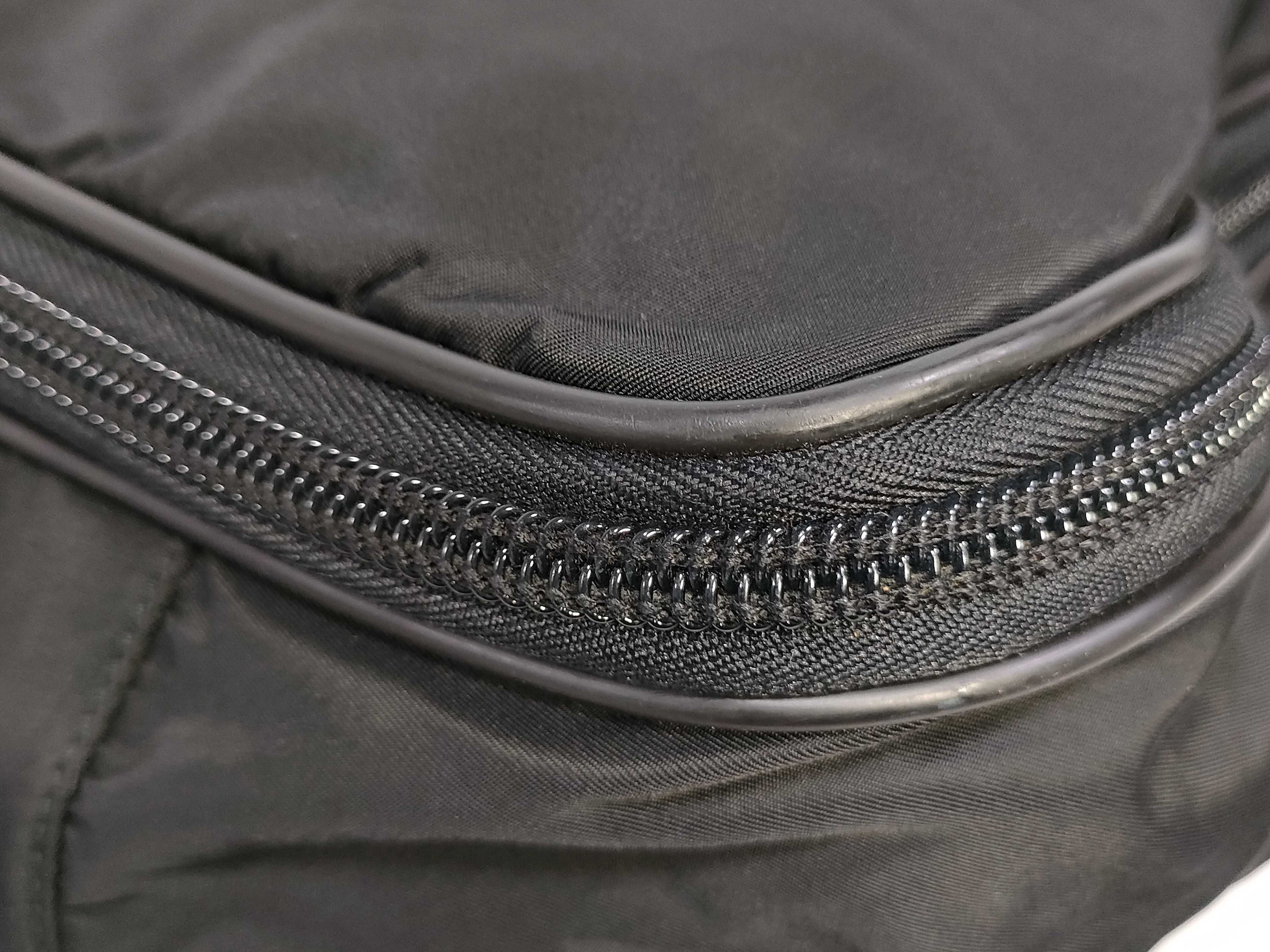 Nylon Boston Bag with Shoulder Strap - Business Bag — view 7
