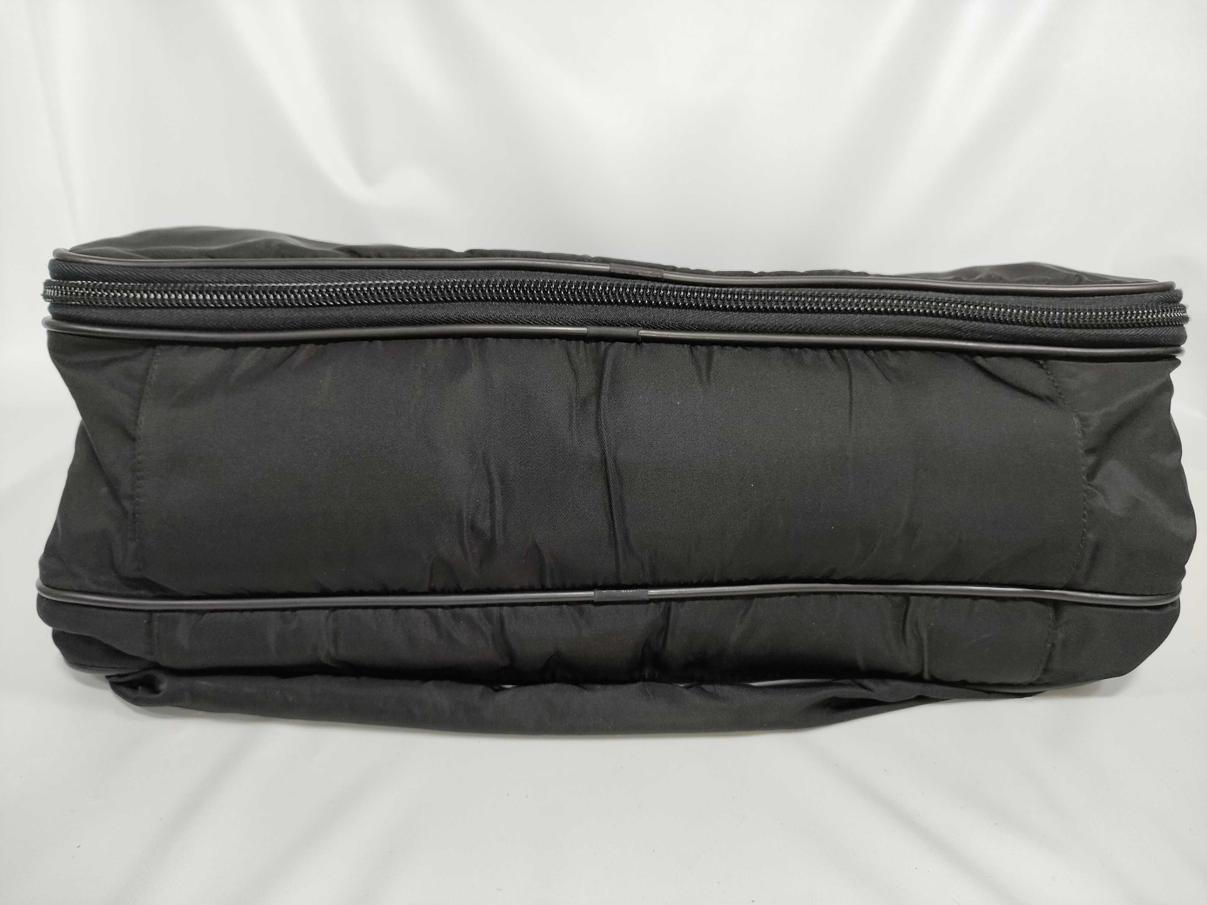 Nylon Boston Bag with Shoulder Strap - Business Bag — view 8