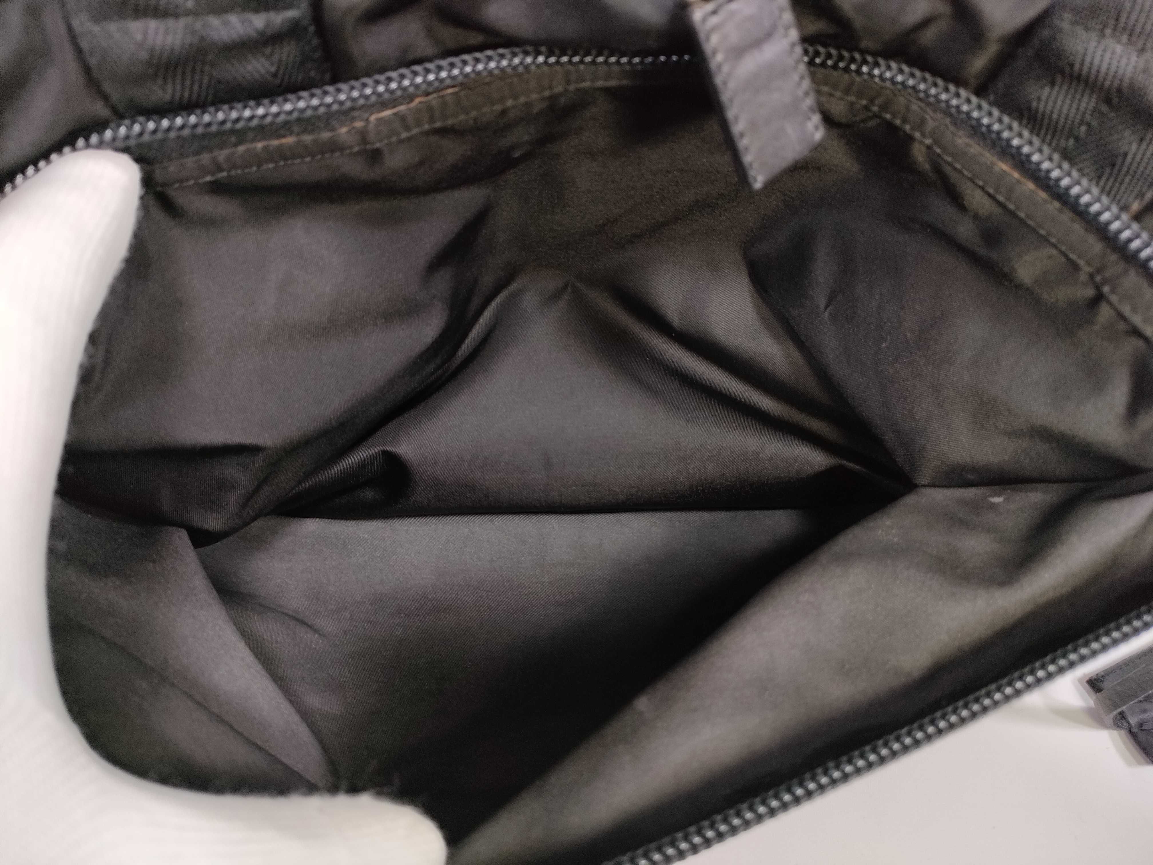Nylon Boston Bag with Shoulder Strap - Business Bag — view 10