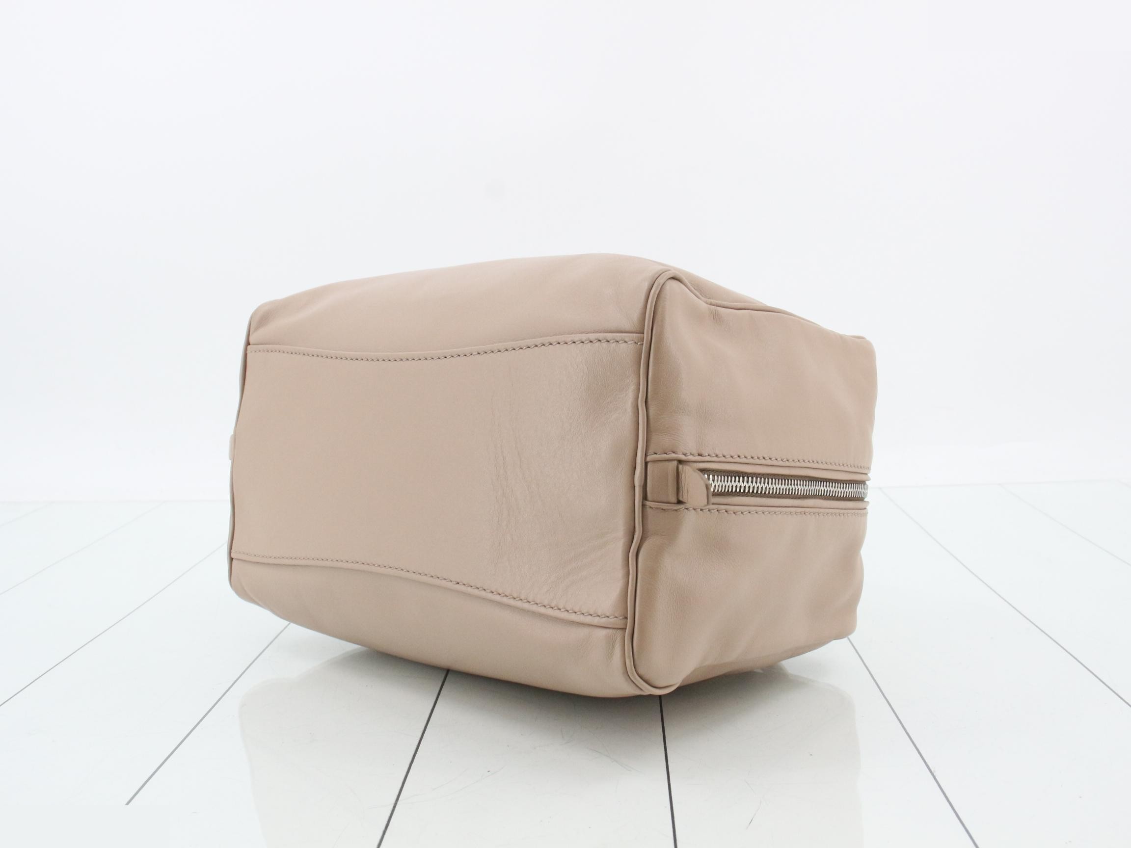 Boston bag, leather, pink — view 6