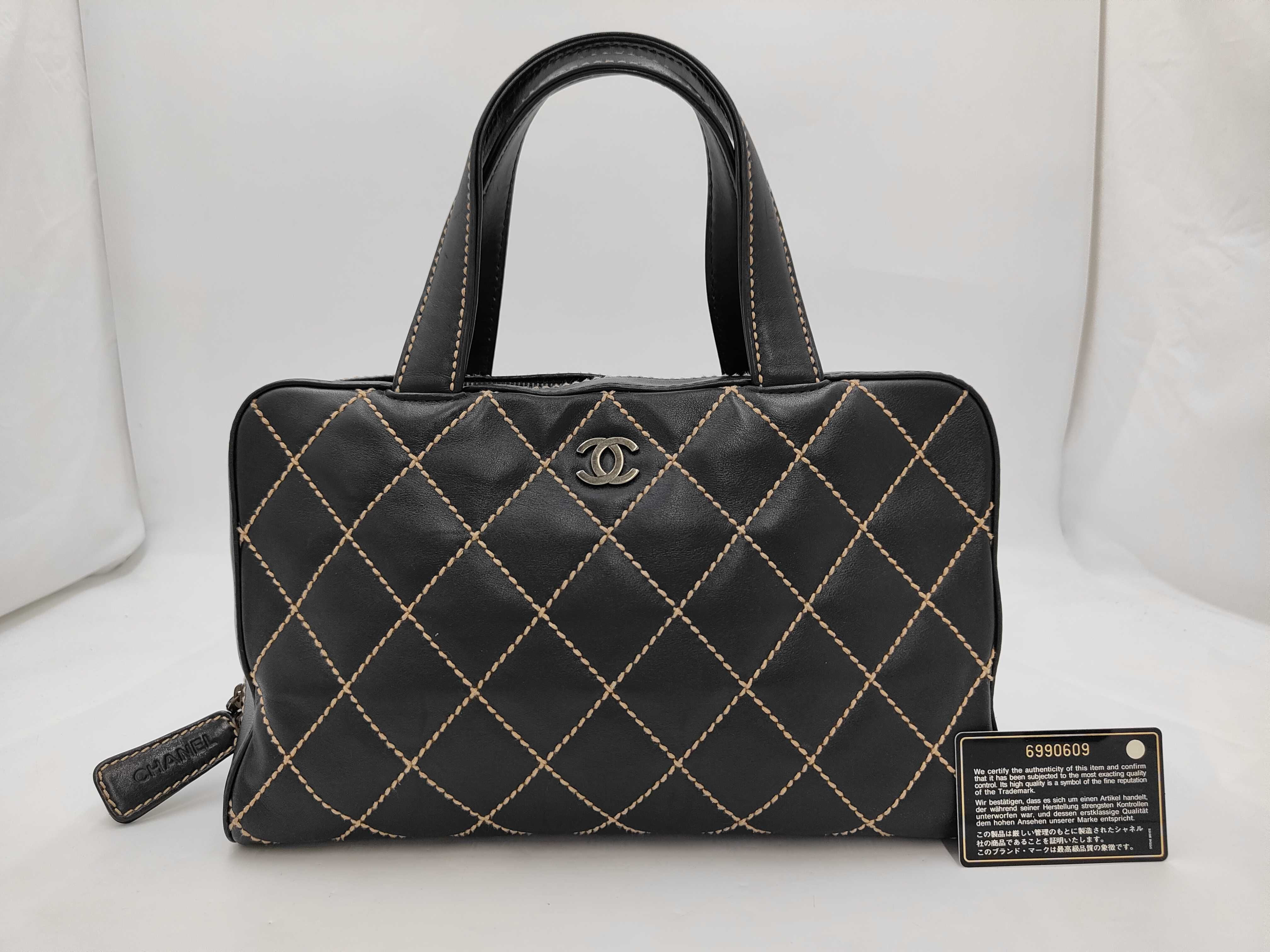 Wild Stitch Black Handbag (with Authenticity Card and Seal)