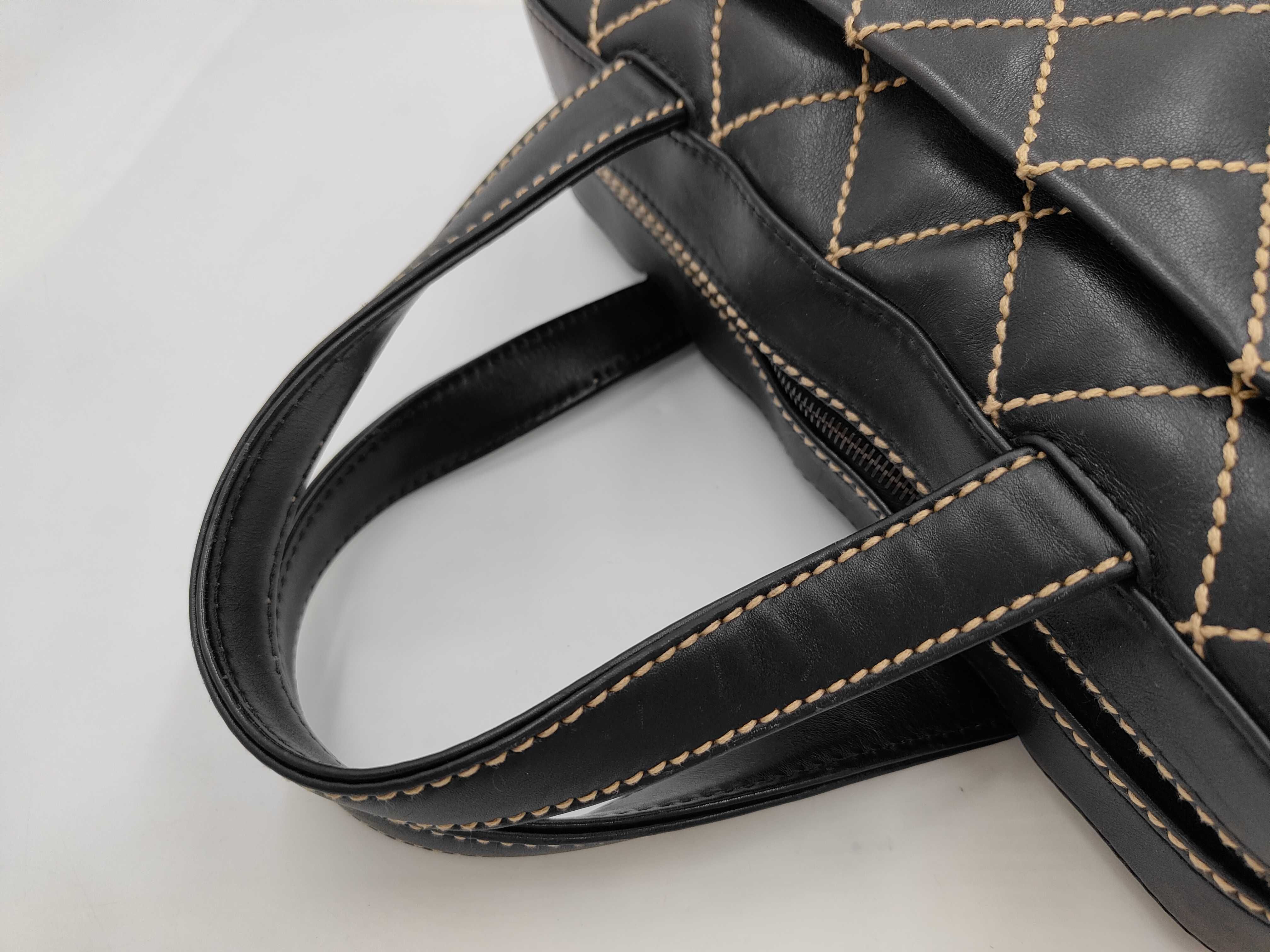 Wild Stitch Black Handbag (with Authenticity Card and Seal) — view 5