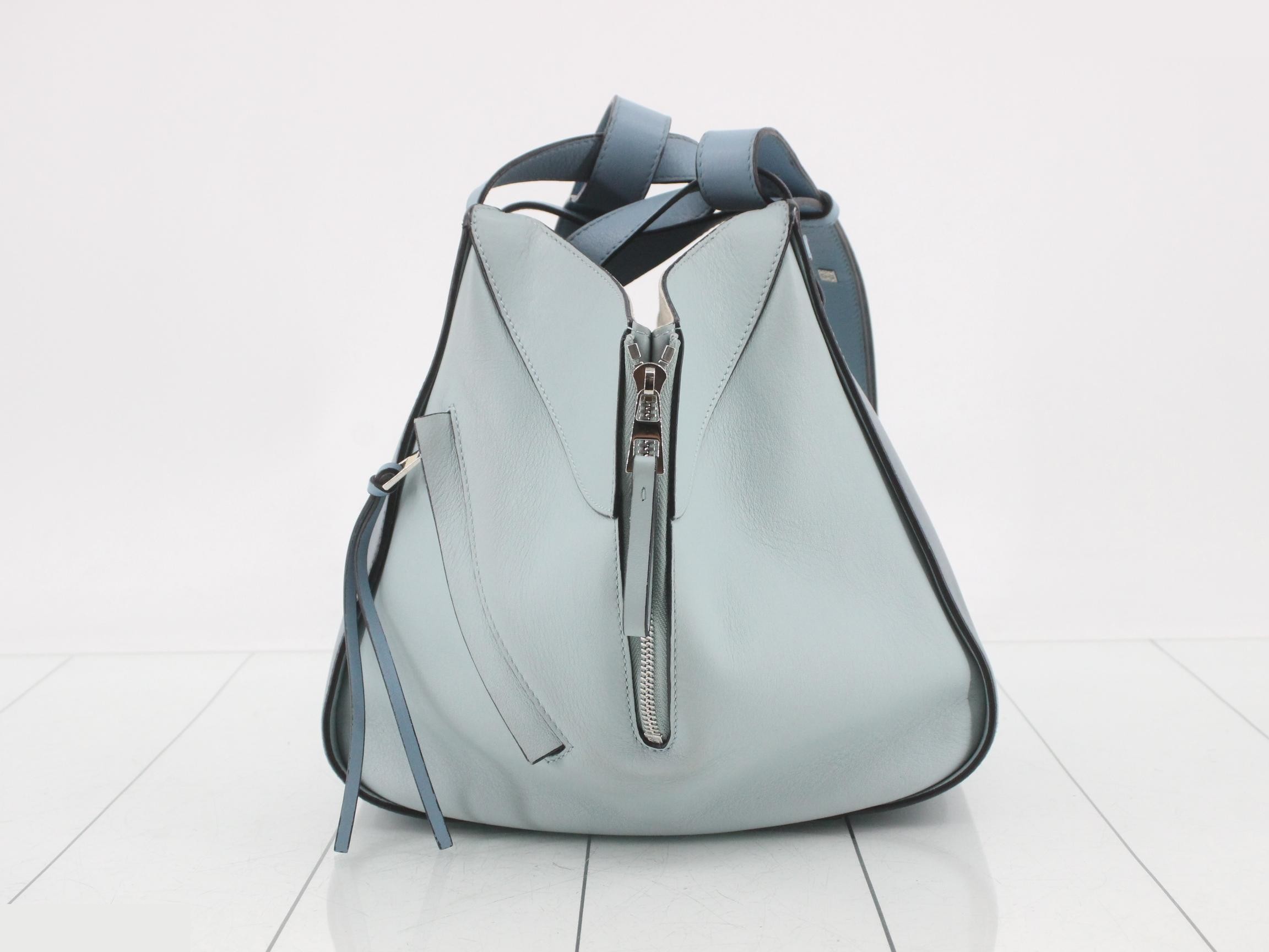 Hammock Small Leather 6-Way Handbag (Blue) — view 3