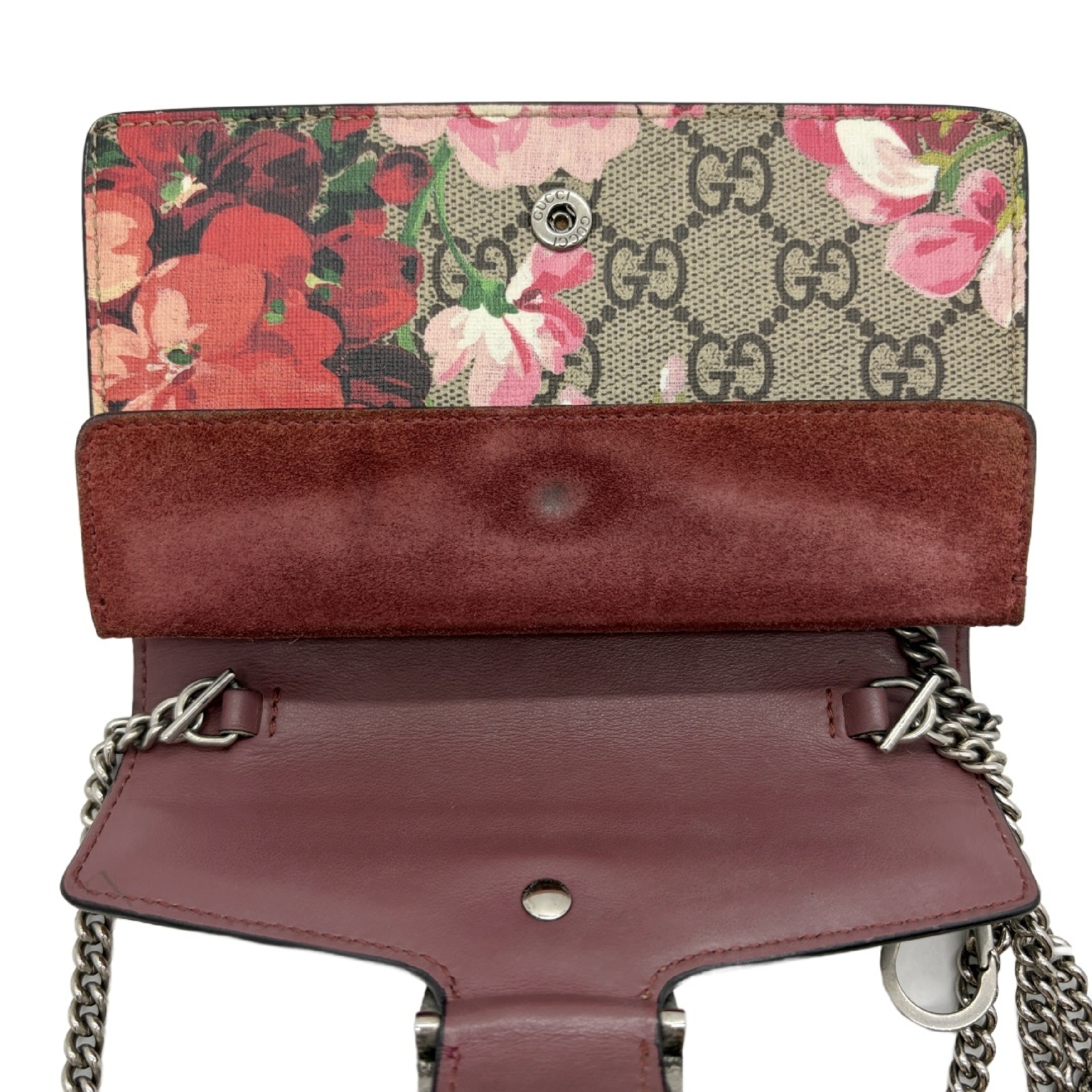 Dionysus GG Blooms Mini Chain Shoulder Bag — view 7