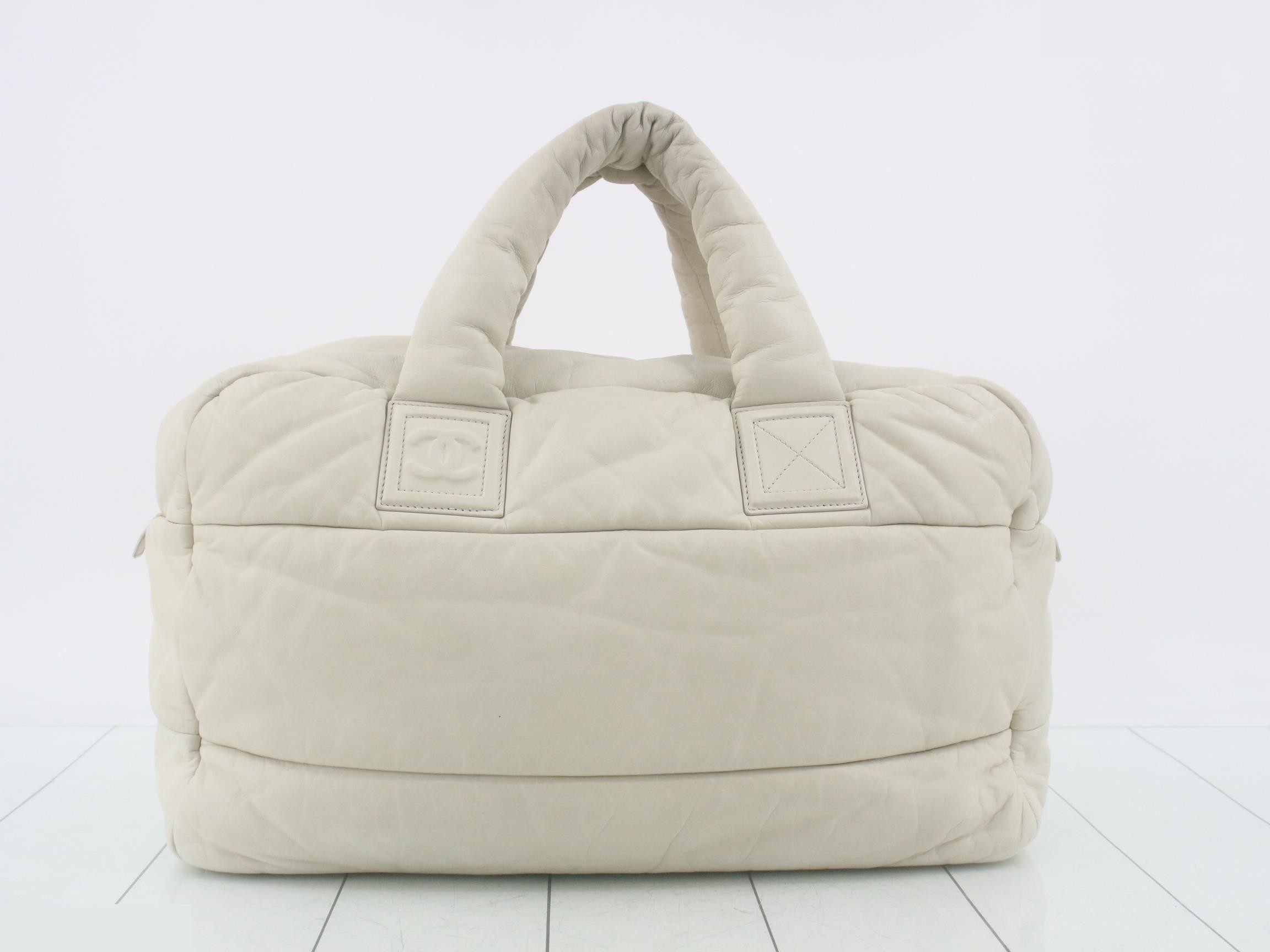 Coco Cocoon Duffle Bag, Leather — view 2