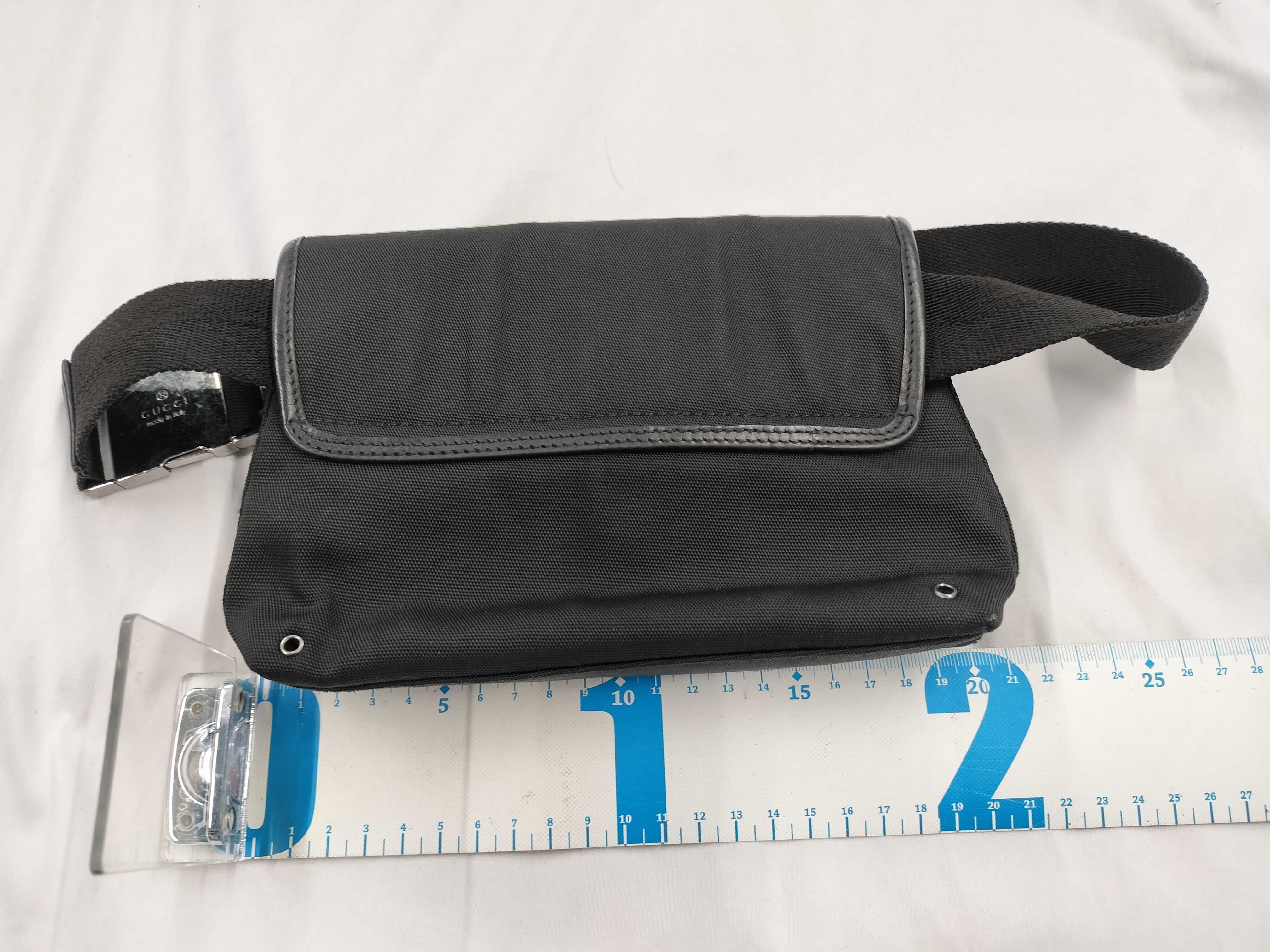 body bag, black nylon, shoulder bag, 92543. — view 2