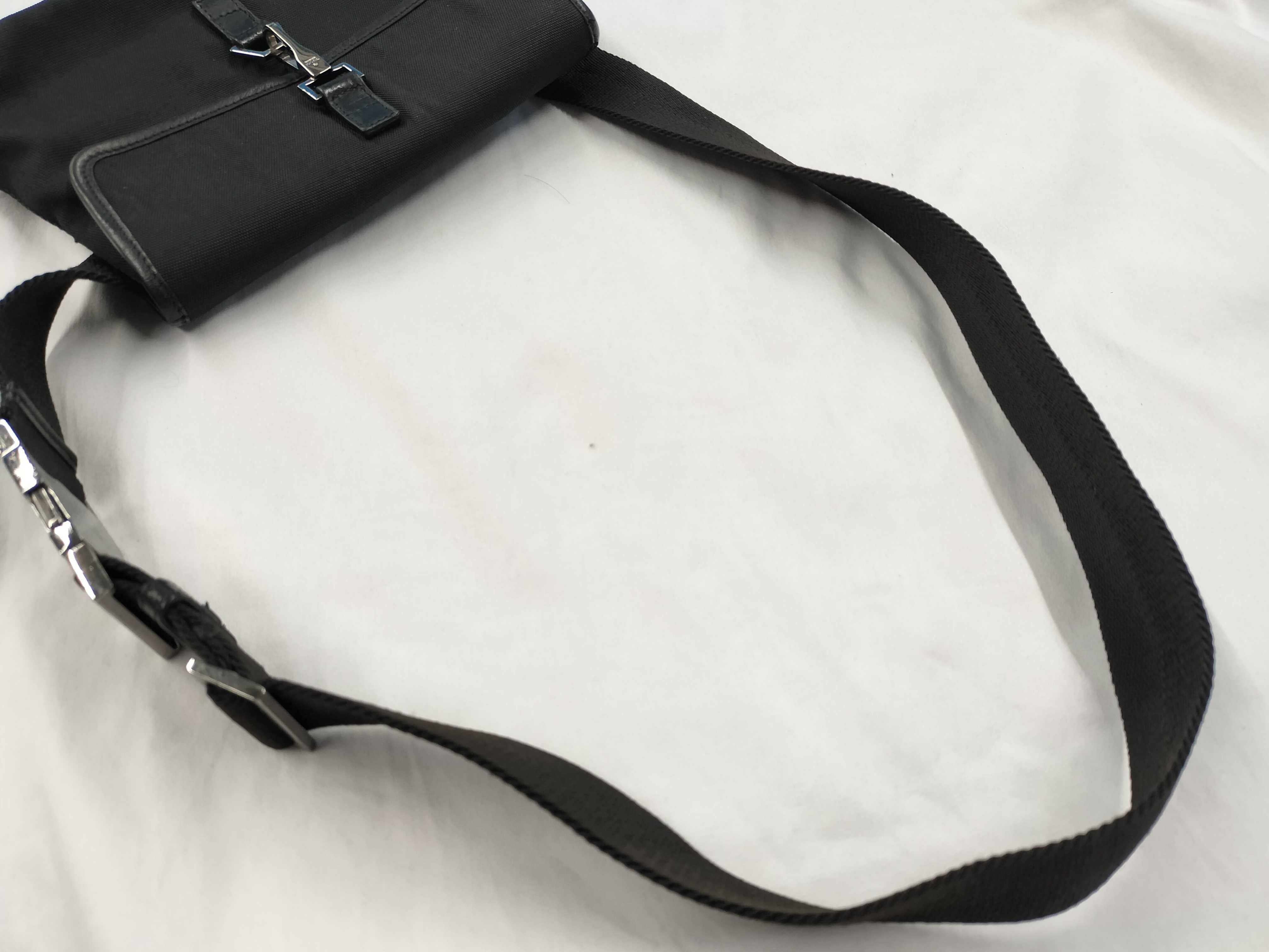 body bag, black nylon, shoulder bag, 92543. — view 5