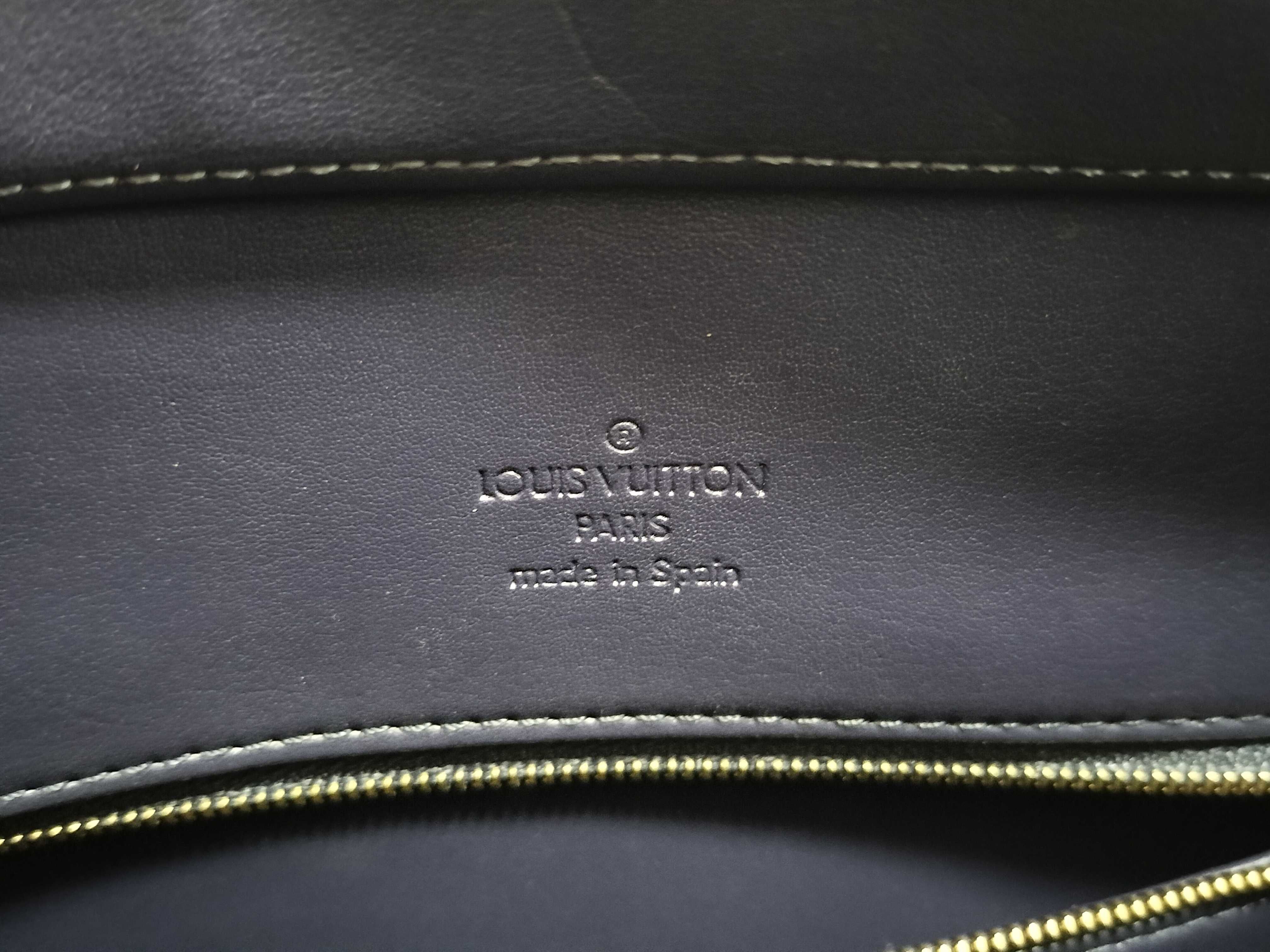 Vernis Louis Vuitton Houston Monogram Vernis Indigo Tote Bag — view 12