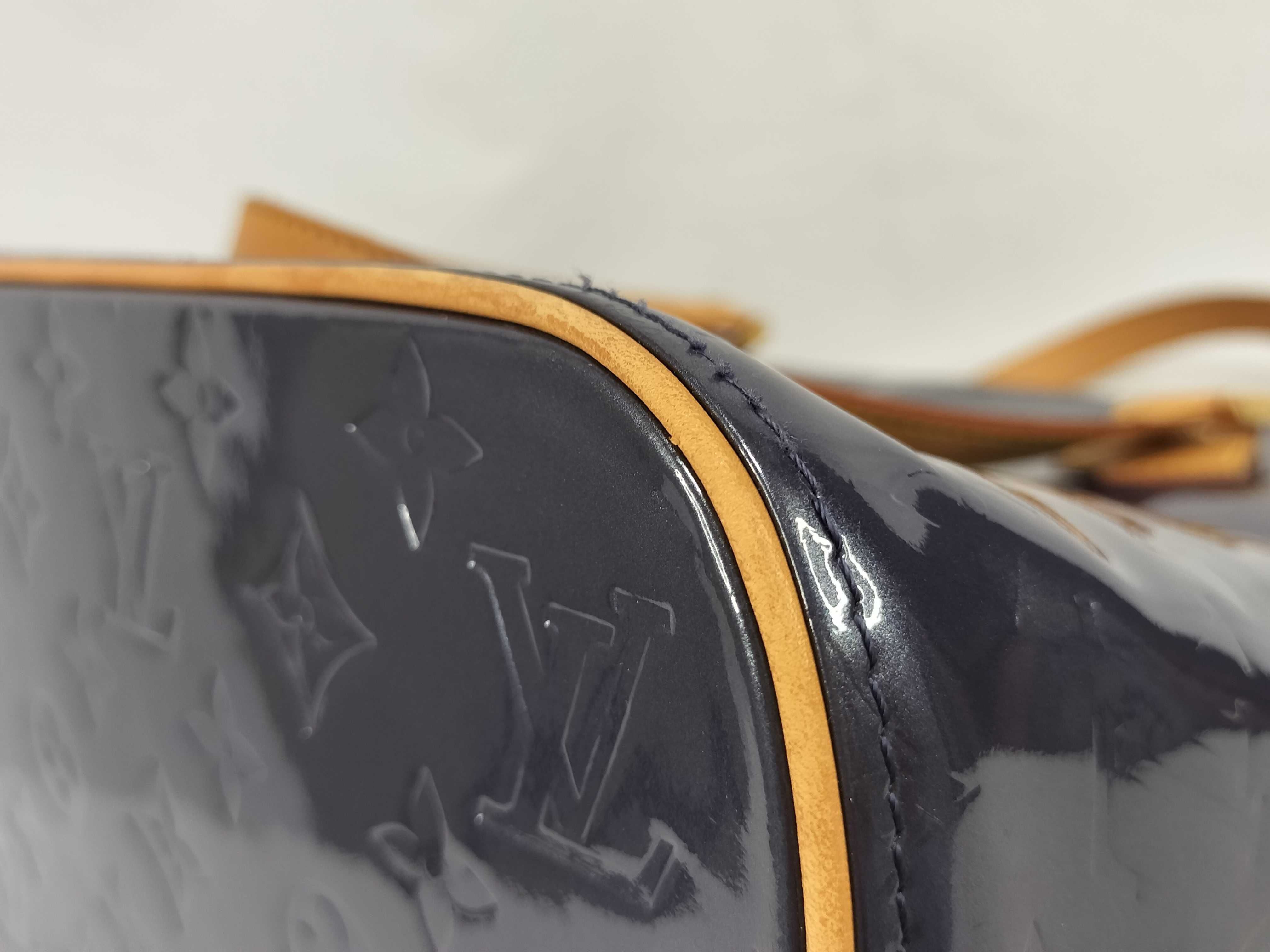Vernis Louis Vuitton Houston Monogram Vernis Indigo Tote Bag — view 7