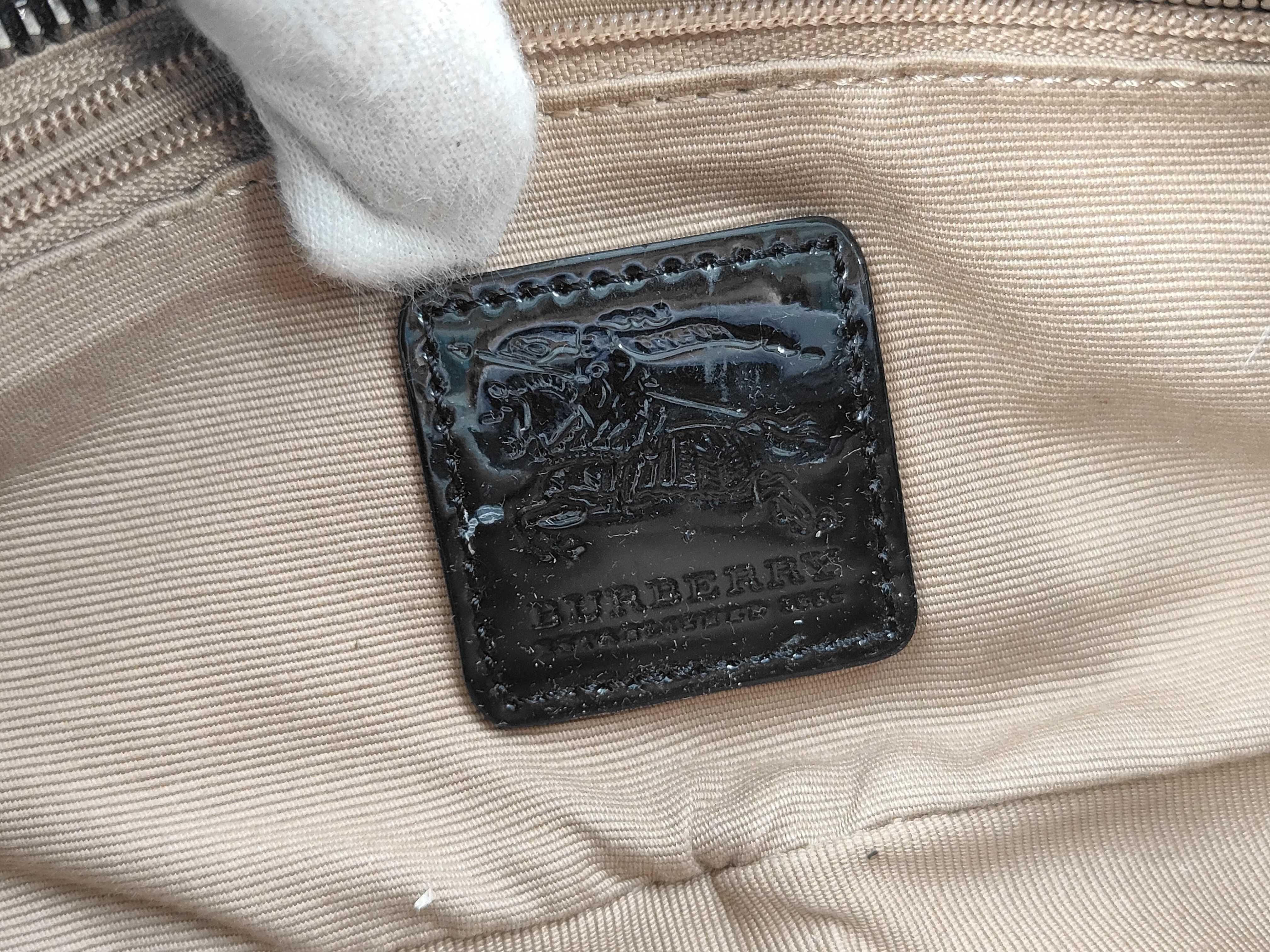 BAG LONDON CHECK PATENT ONE SHOULDER Bag — view 11