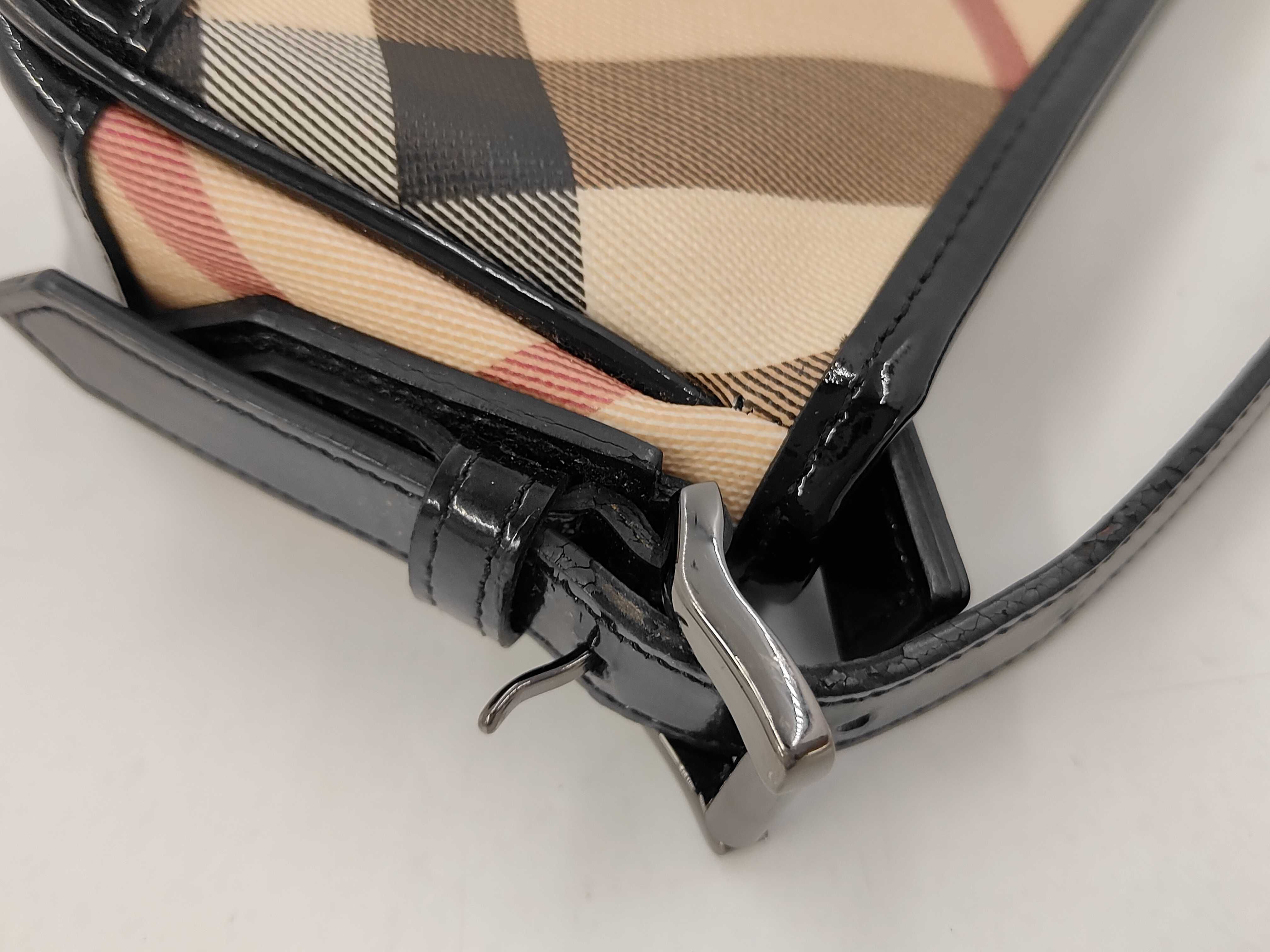 BAG LONDON CHECK PATENT ONE SHOULDER Bag — view 5