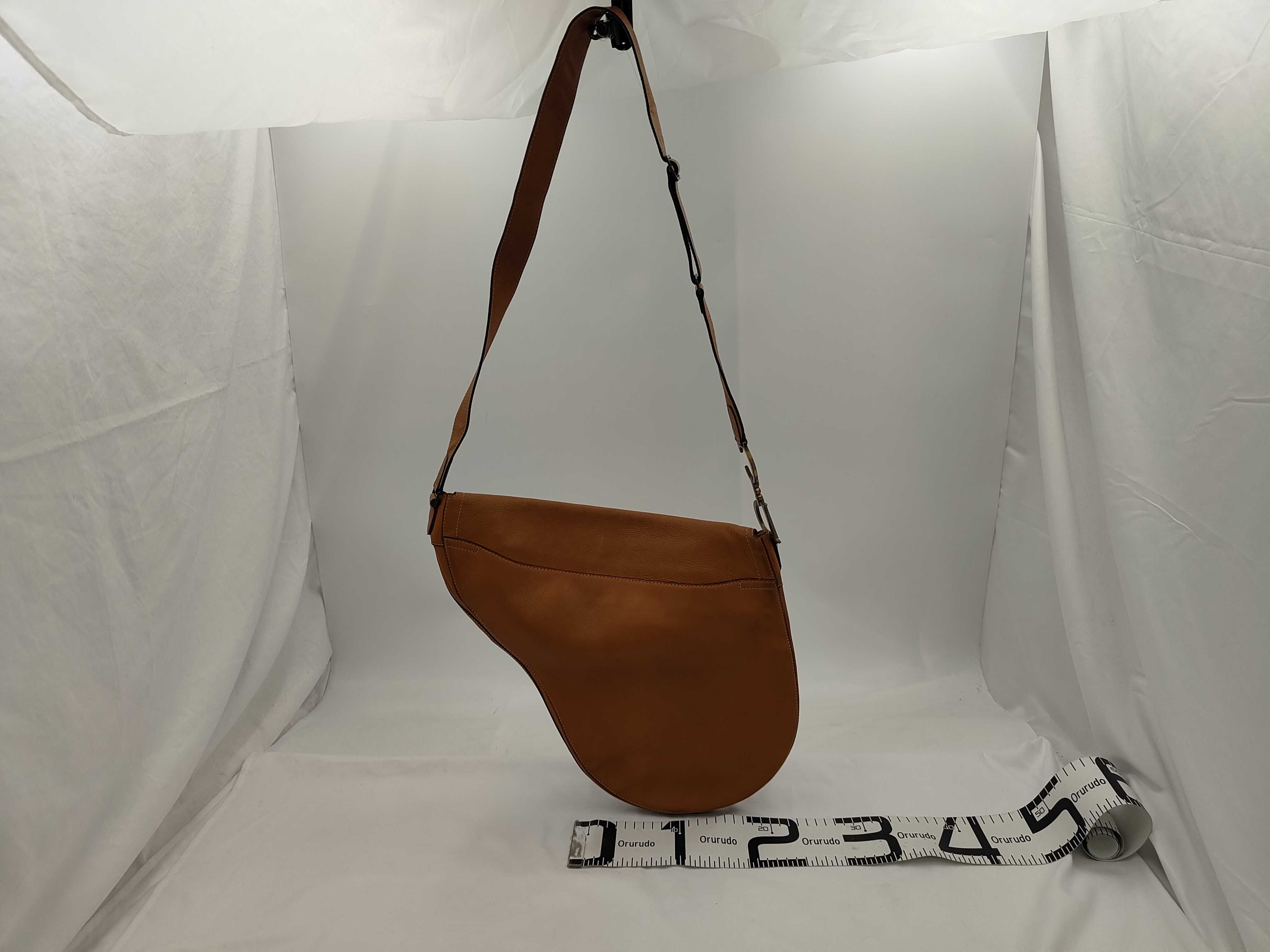 ID-Dior Bag Saddle Brown Cow Skin 38cm #MA0022 GHW Shoulder Bag — view 2