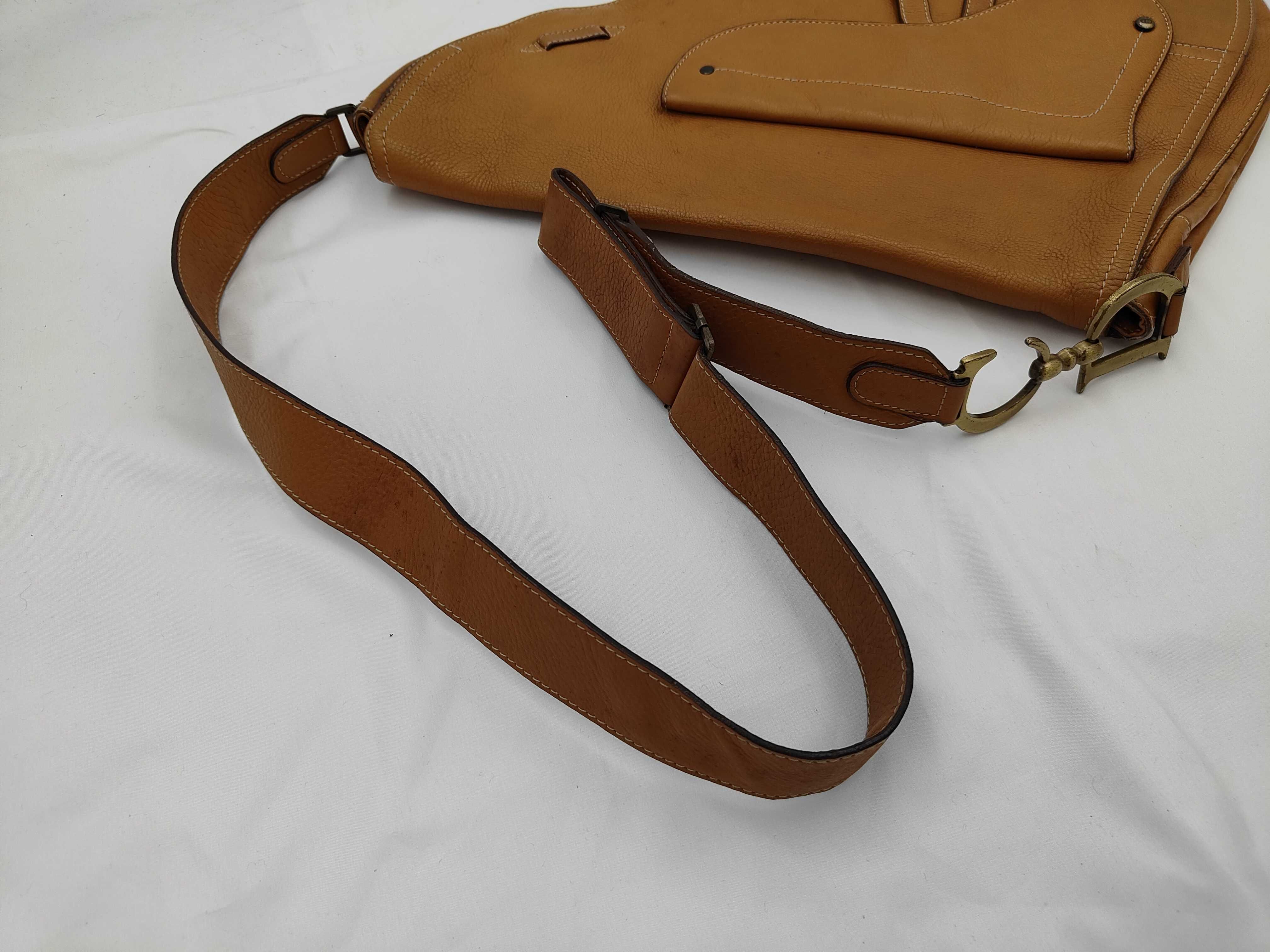 ID-Dior Bag Saddle Brown Cow Skin 38cm #MA0022 GHW Shoulder Bag — view 3