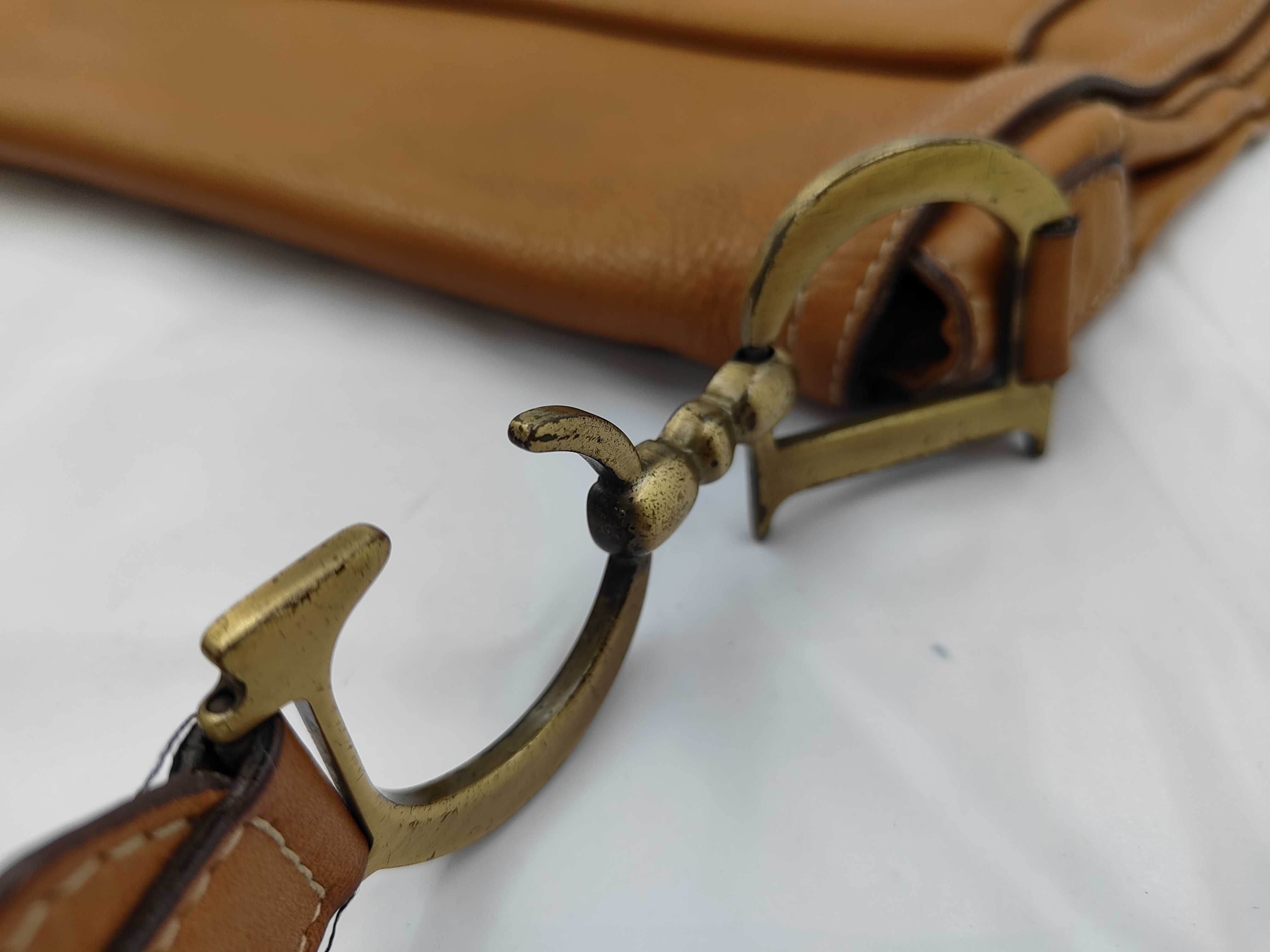 ID-Dior Bag Saddle Brown Cow Skin 38cm #MA0022 GHW Shoulder Bag — view 5