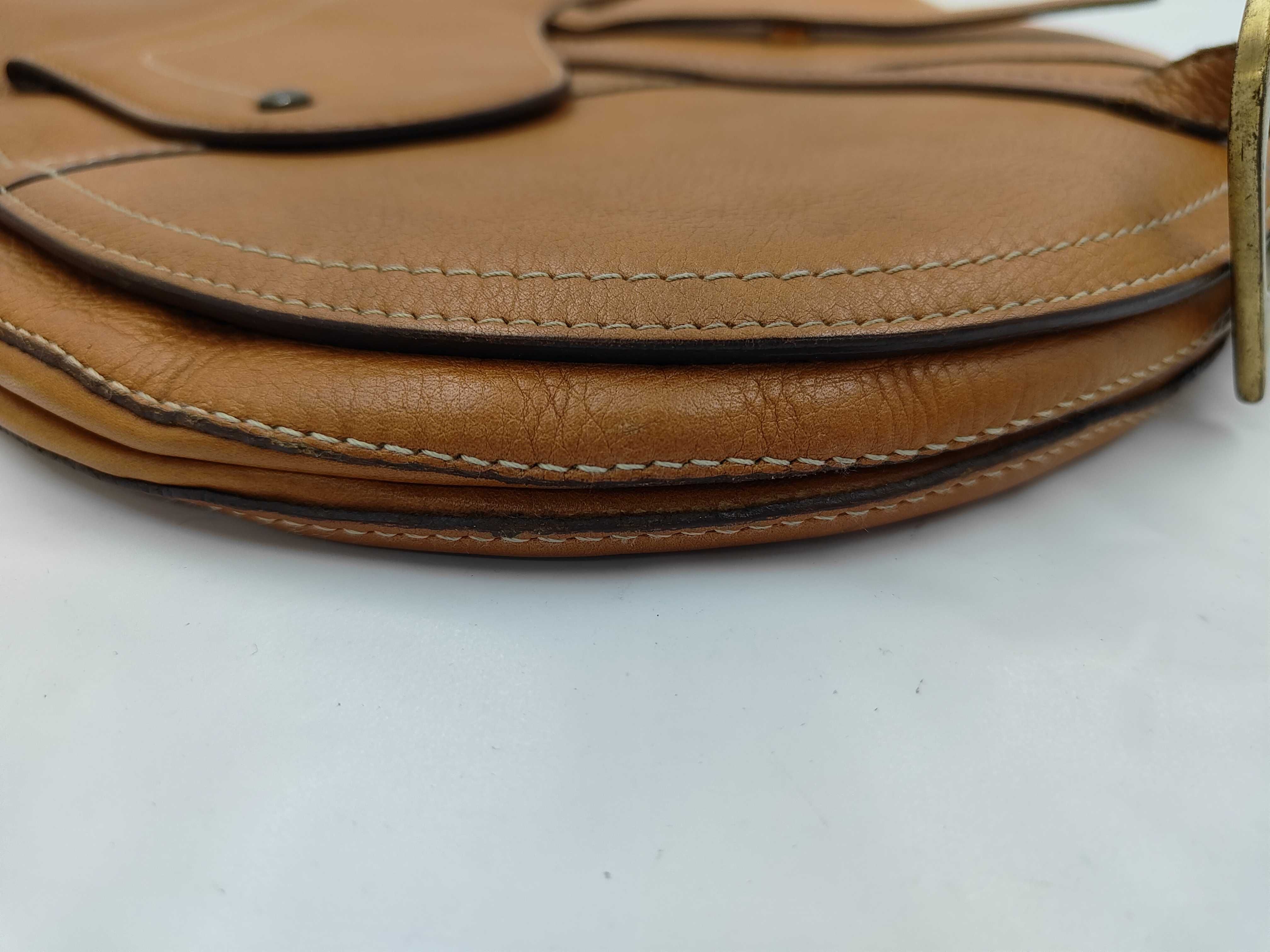 ID-Dior Bag Saddle Brown Cow Skin 38cm #MA0022 GHW Shoulder Bag — view 7