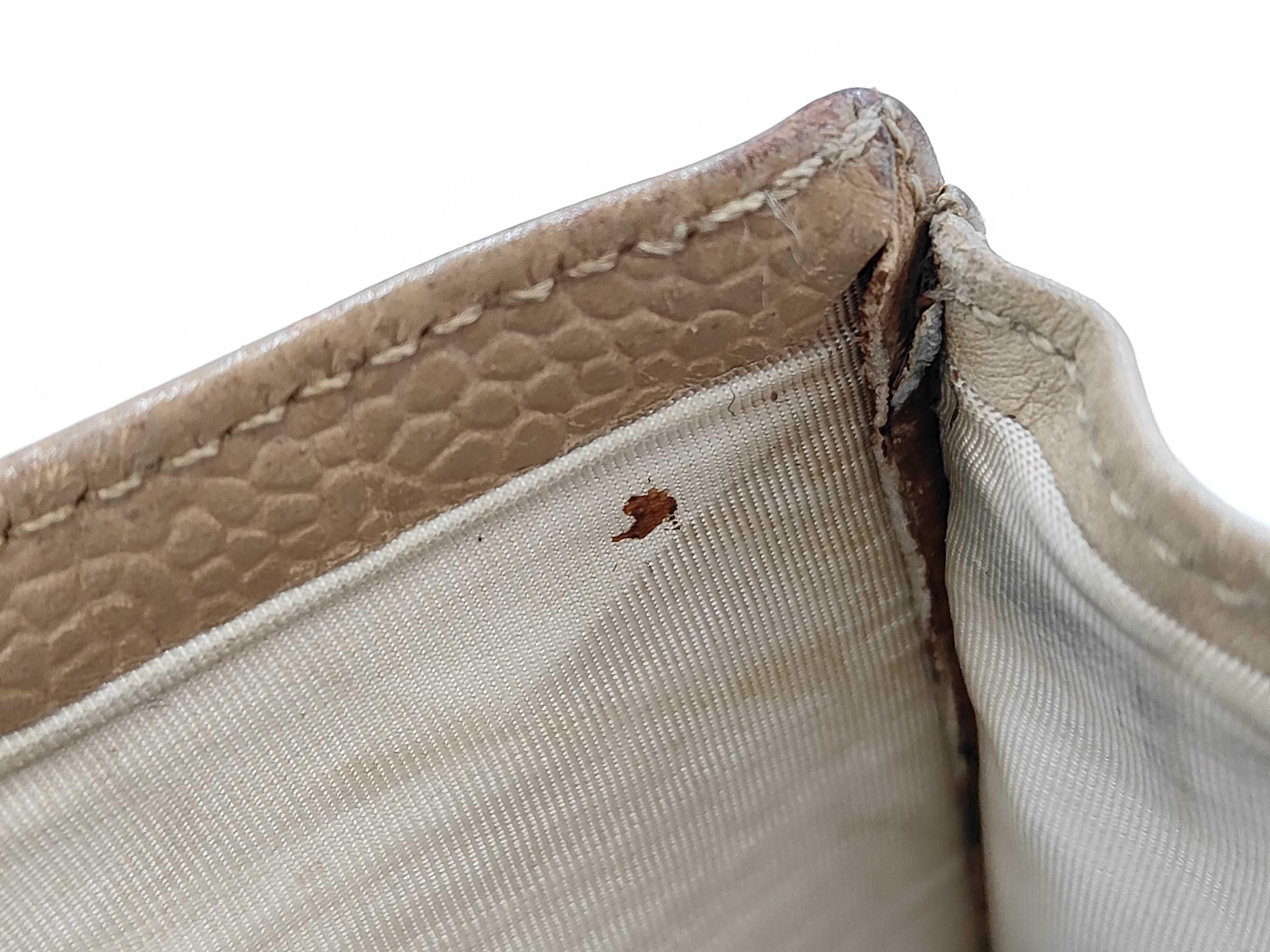 Coco Mark Caviar Skin Bi-fold Long Wallet — view 7