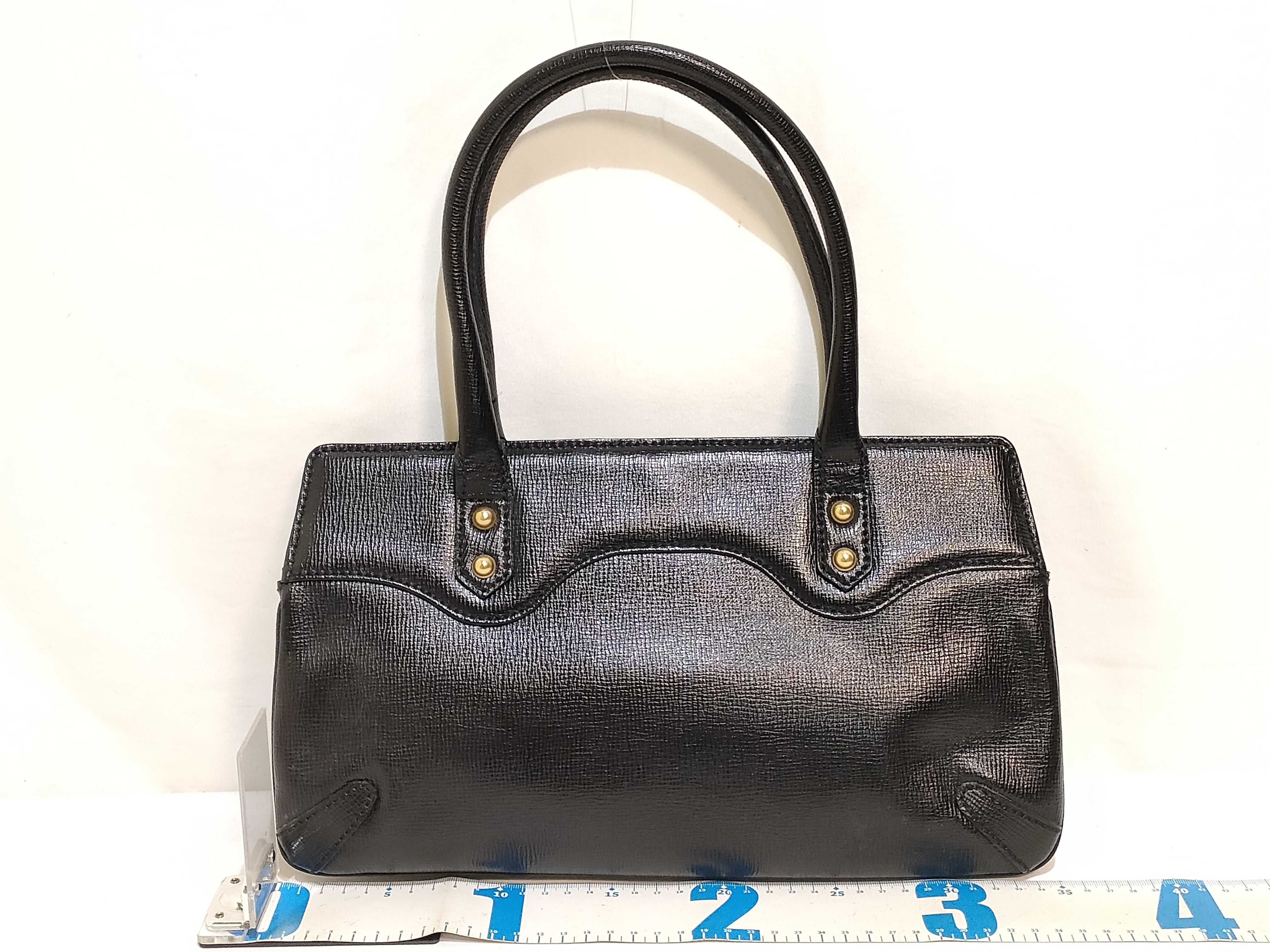 Handbag Horsebit Leather Black Handbag — view 2