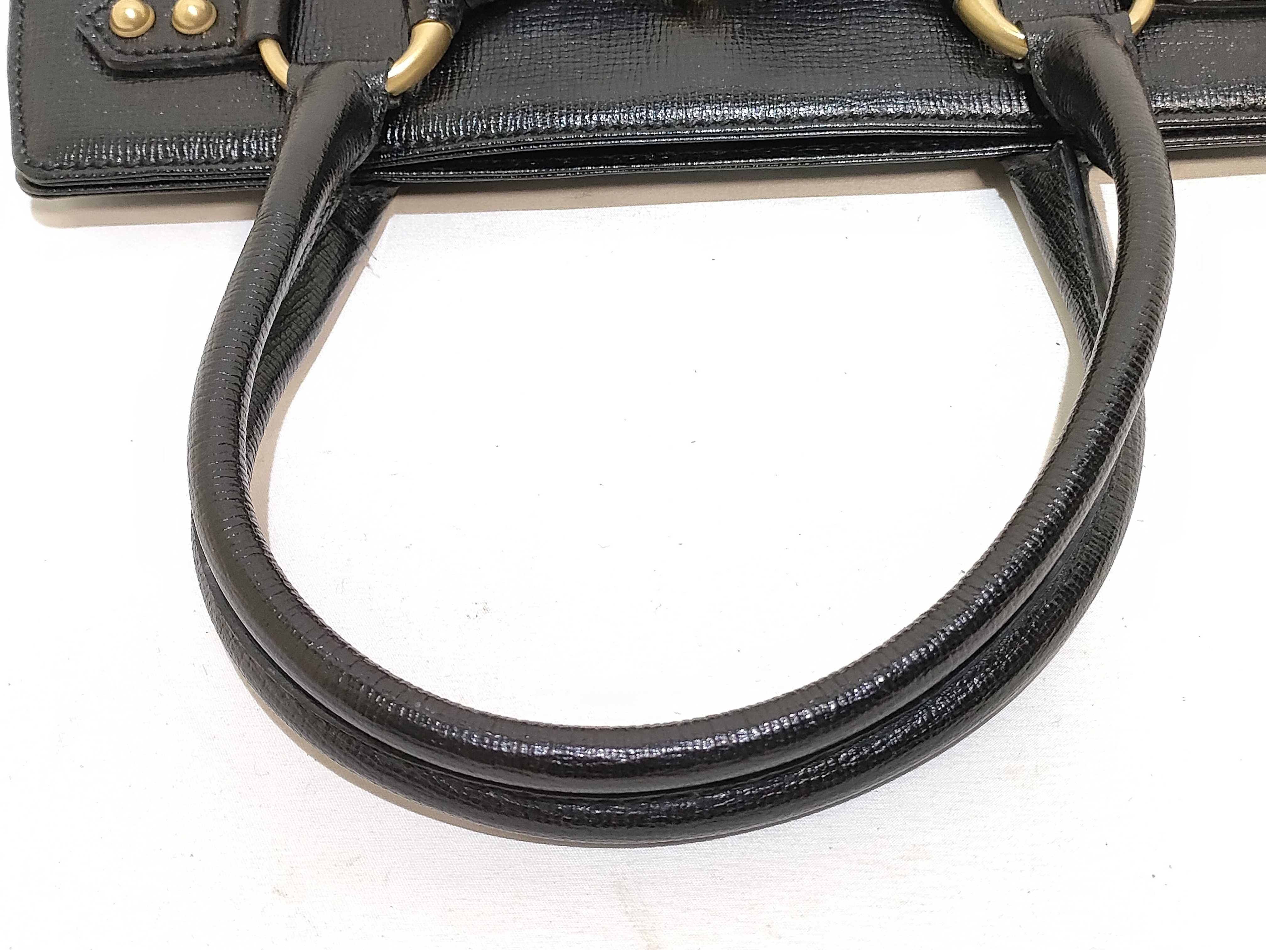Handbag Horsebit Leather Black Handbag — view 3
