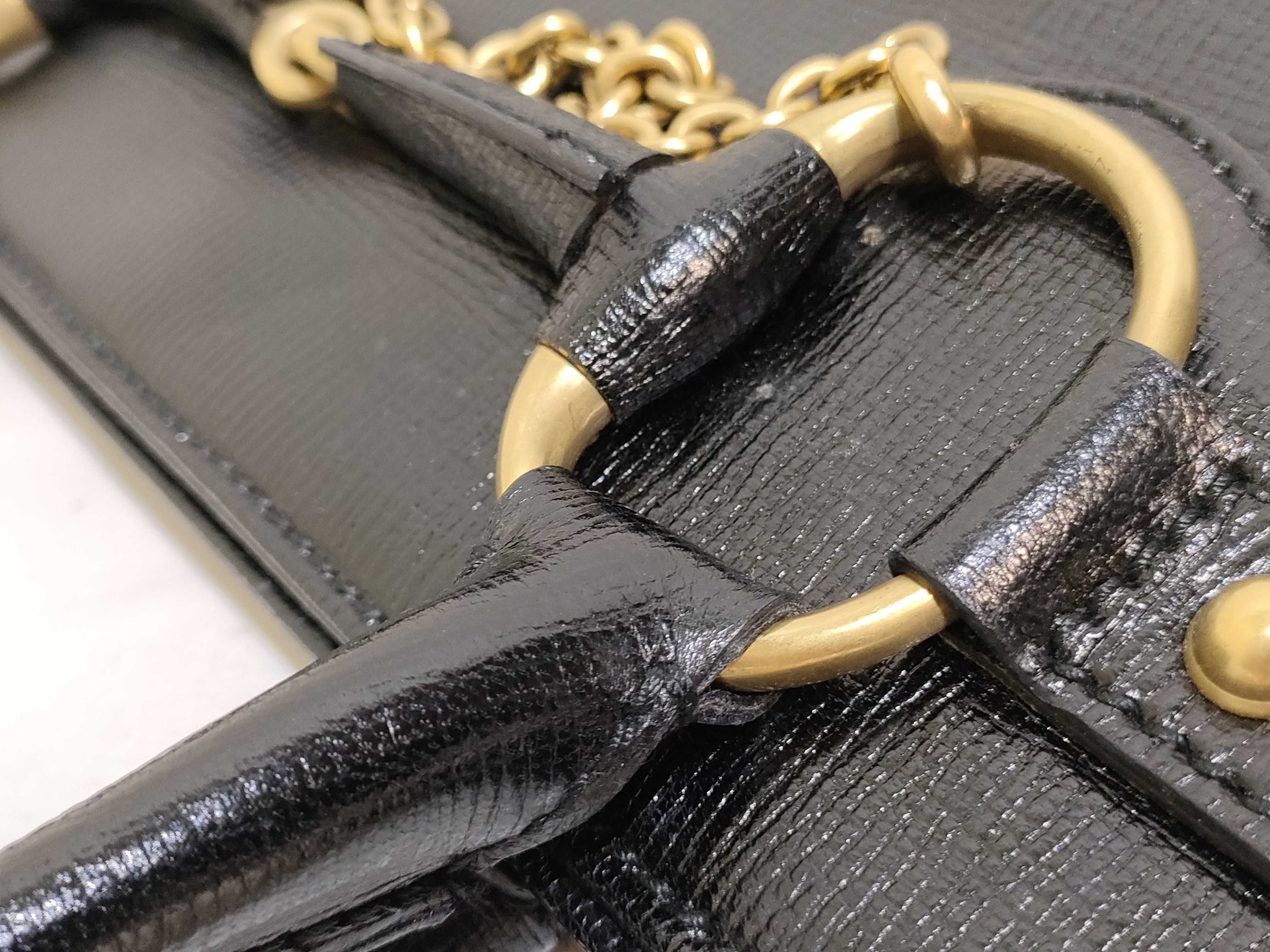 Handbag Horsebit Leather Black Handbag — view 5