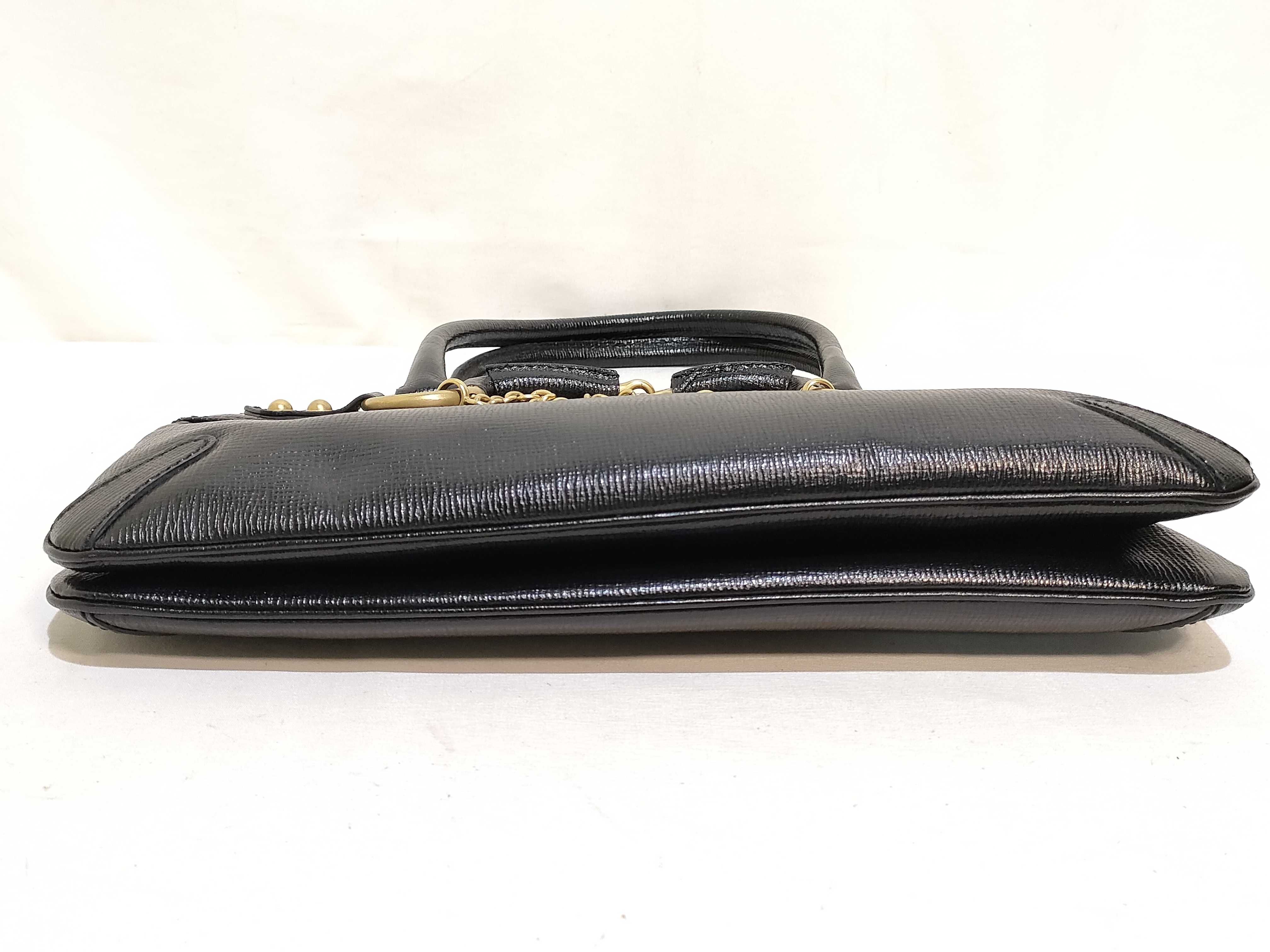 Handbag Horsebit Leather Black Handbag — view 7