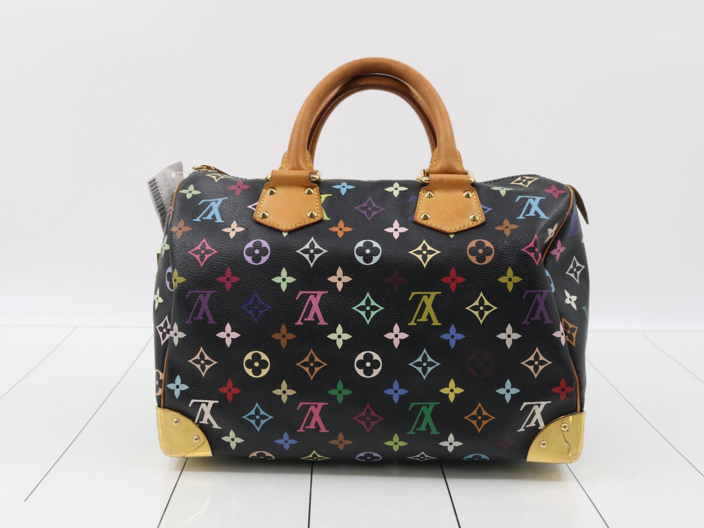 Monogram Multicolor Speedy 30 Noir Handbag — view 2