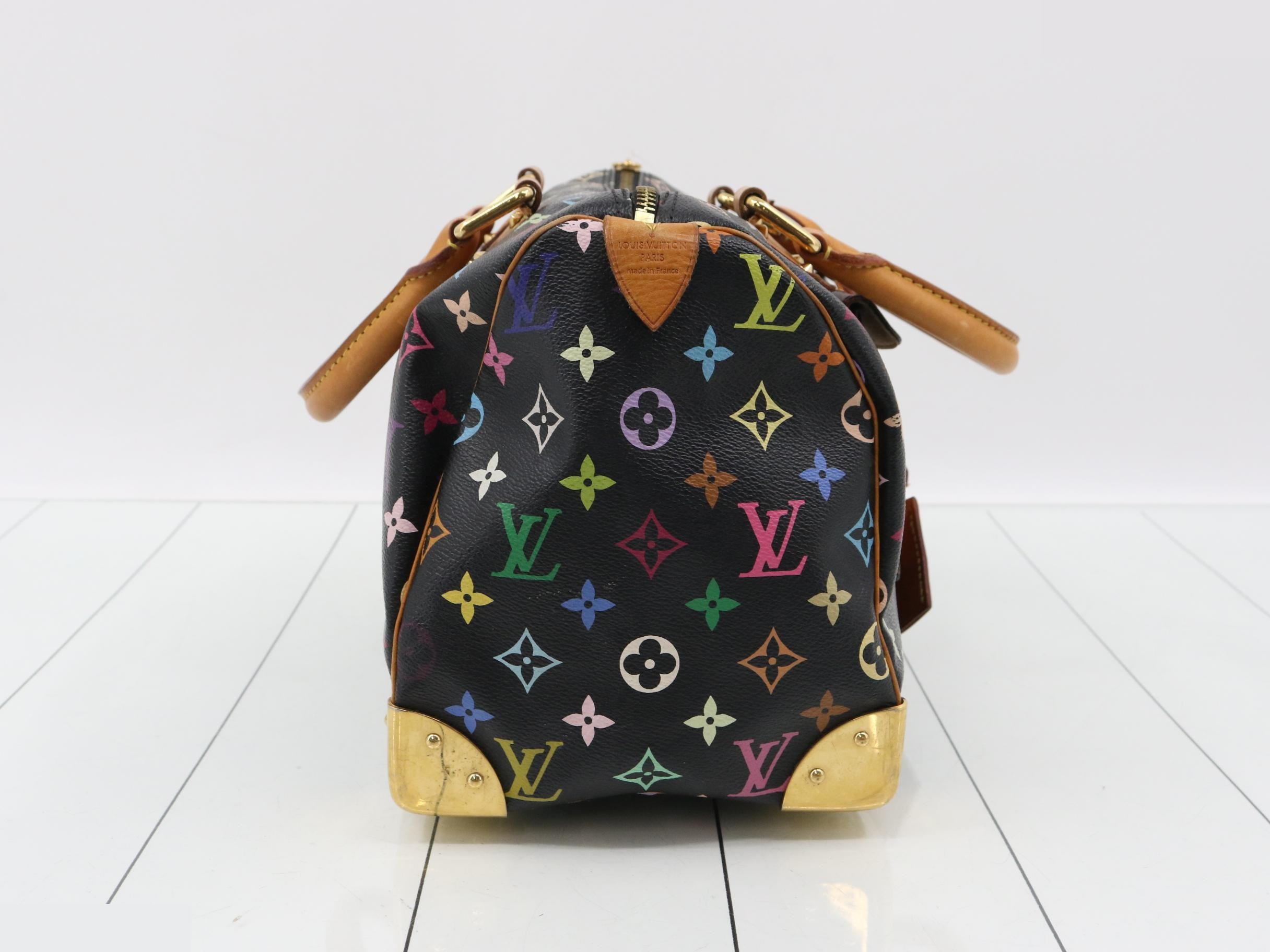 Monogram Multicolor Speedy 30 Noir Handbag — view 4