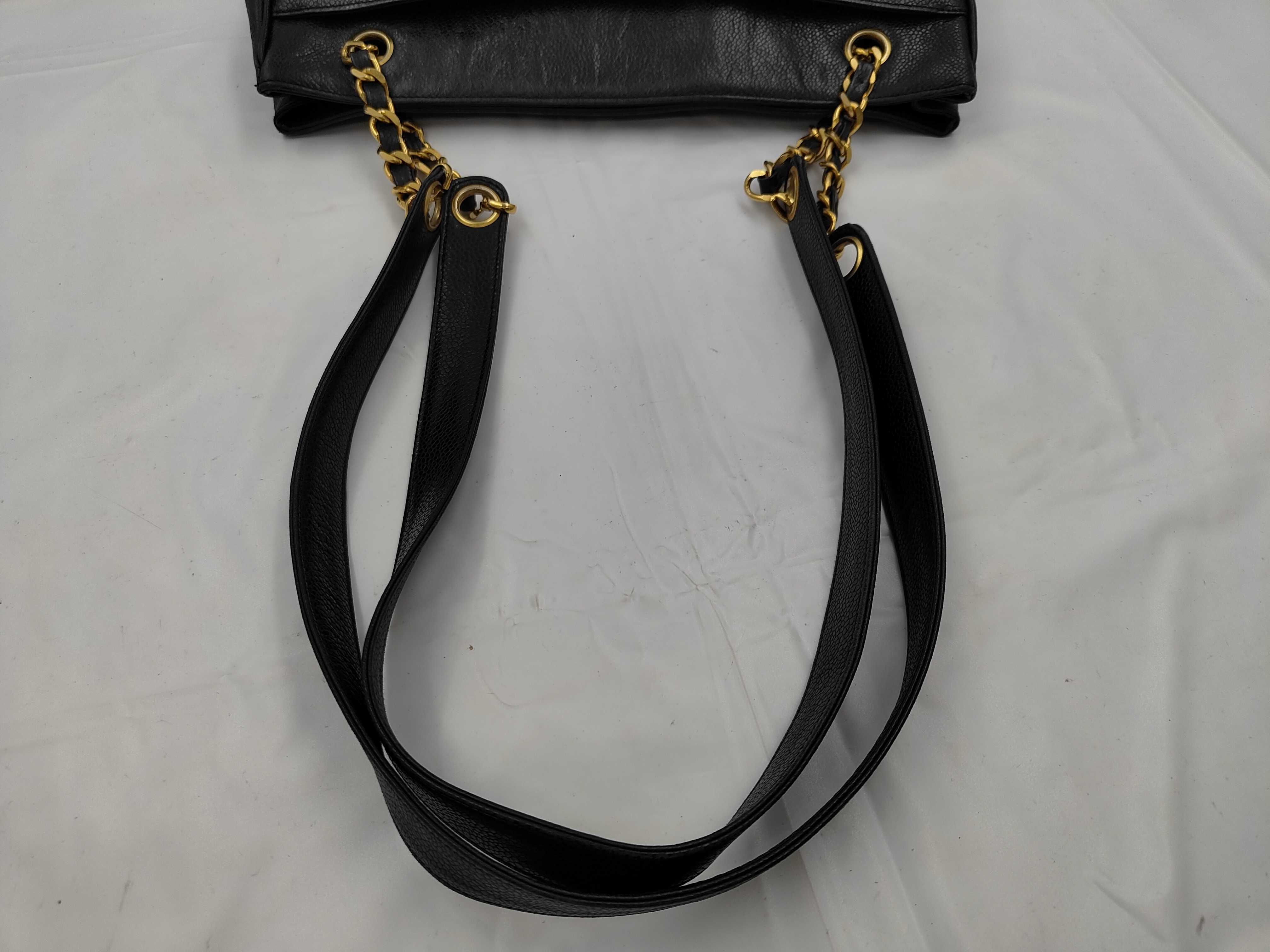 Caviar Skin Chain Shoulder Bag — view 3