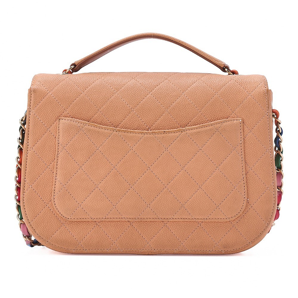 Caviar leather half-Like Coco mark chain shoulder bag — view 2