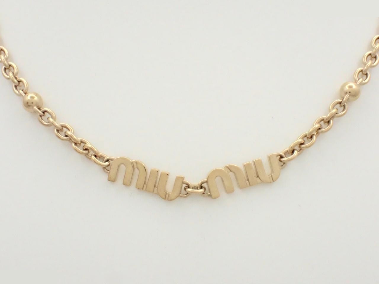 (other line) Precious Metal Logo Necklace, Chain approx. 46cm